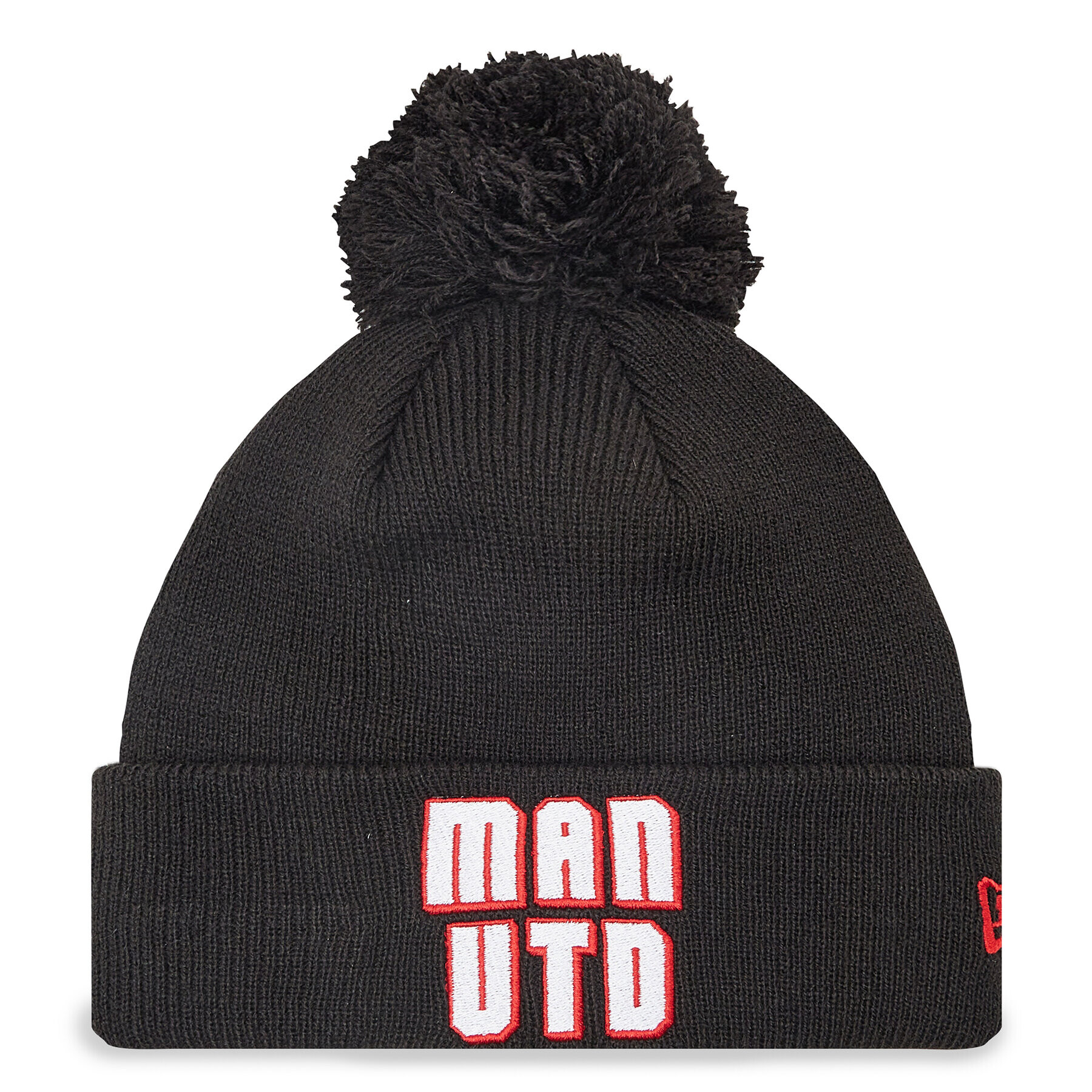 New Era Čiapka Manchester United FC Wordmark Bobble 60284475 Čierna - Pepit.sk