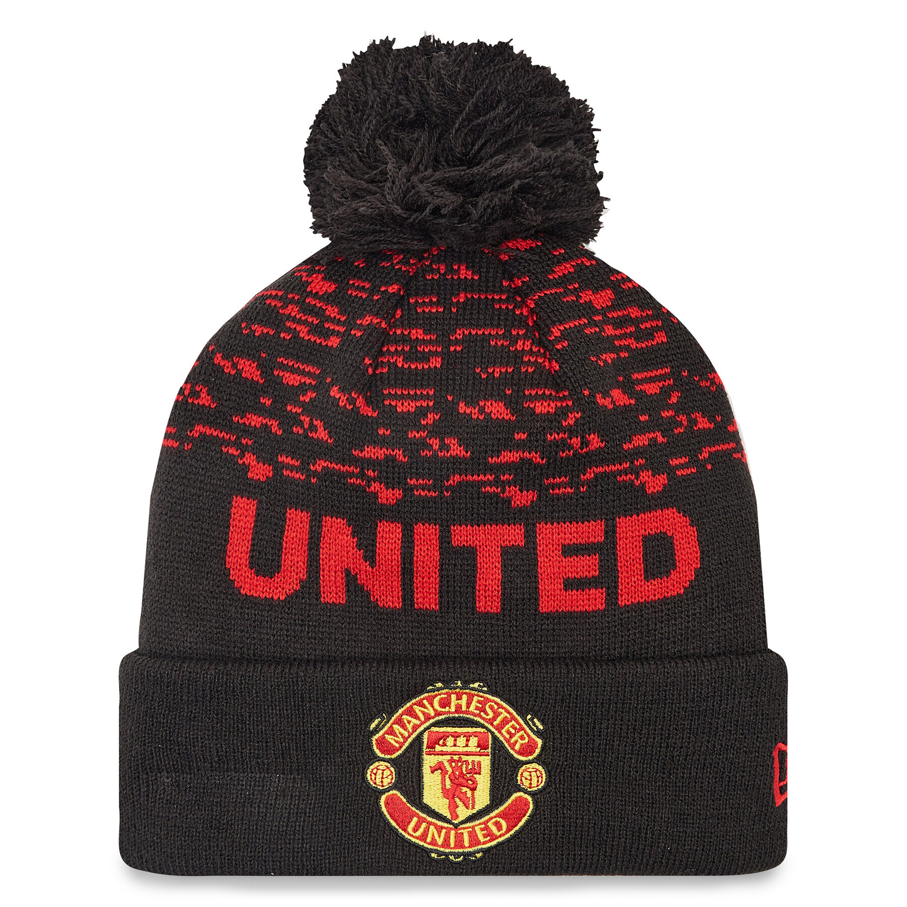 New Era Čiapka Manchester United Marl Bobble 60284478 Čierna - Pepit.sk