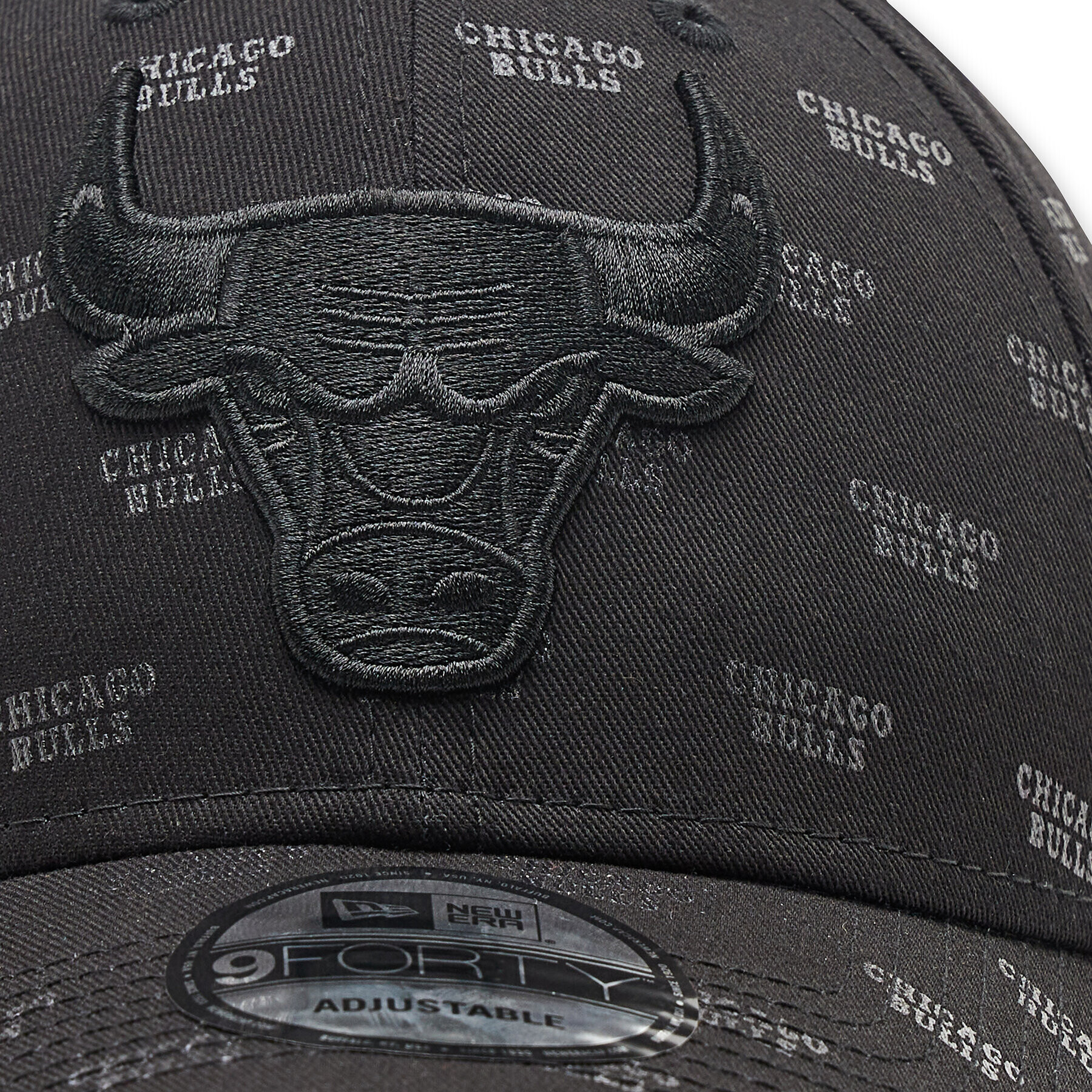 New Era Šiltovka Chicago Bulls Monogram 9Forty 60284888 Čierna - Pepit.sk