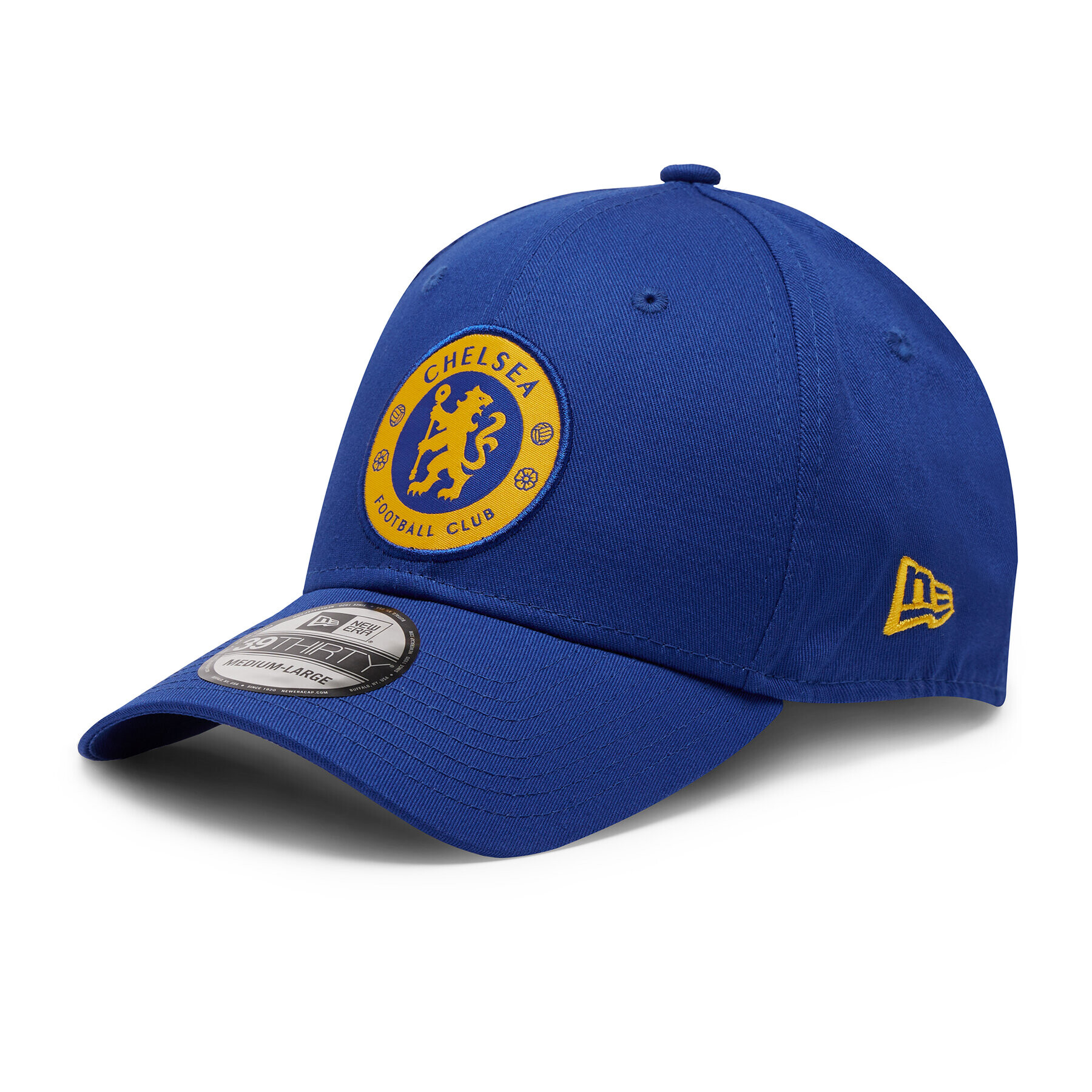 New Era Šiltovka Gorra Chelsea FC Lion Crest Pop Crest 39Thirty 60284531 Modrá - Pepit.sk