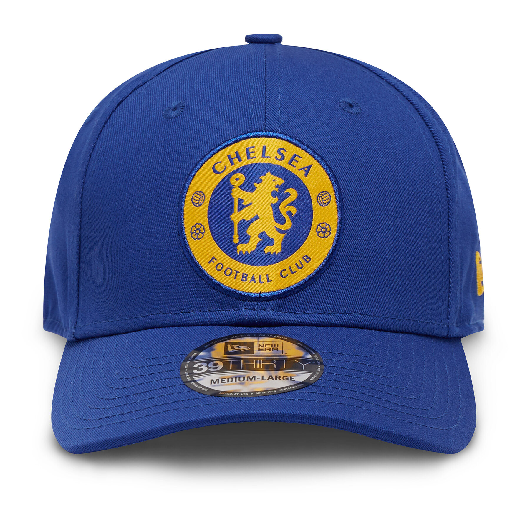 New Era Šiltovka Gorra Chelsea FC Lion Crest Pop Crest 39Thirty 60284531 Modrá - Pepit.sk