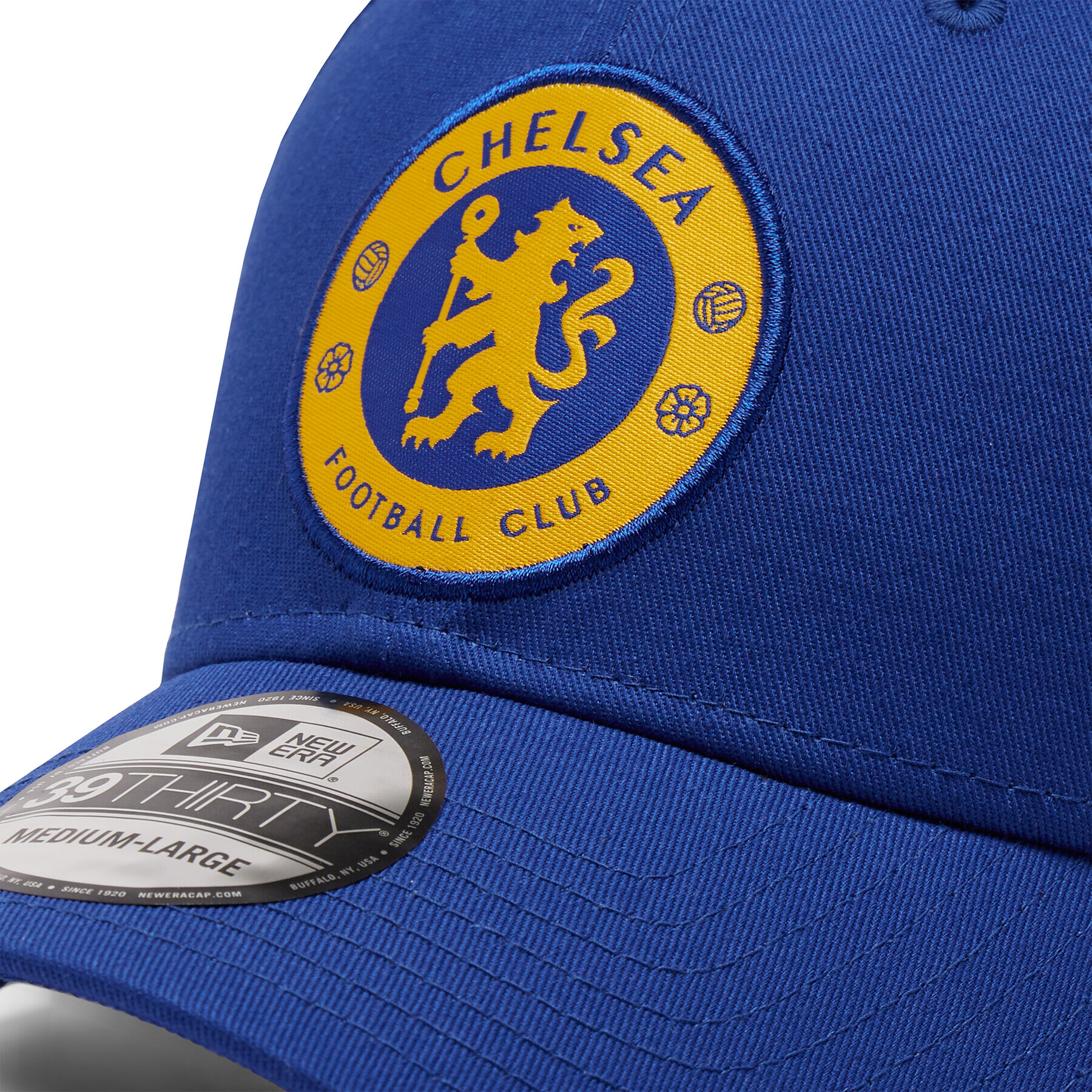 New Era Šiltovka Gorra Chelsea FC Lion Crest Pop Crest 39Thirty 60284531 Modrá - Pepit.sk