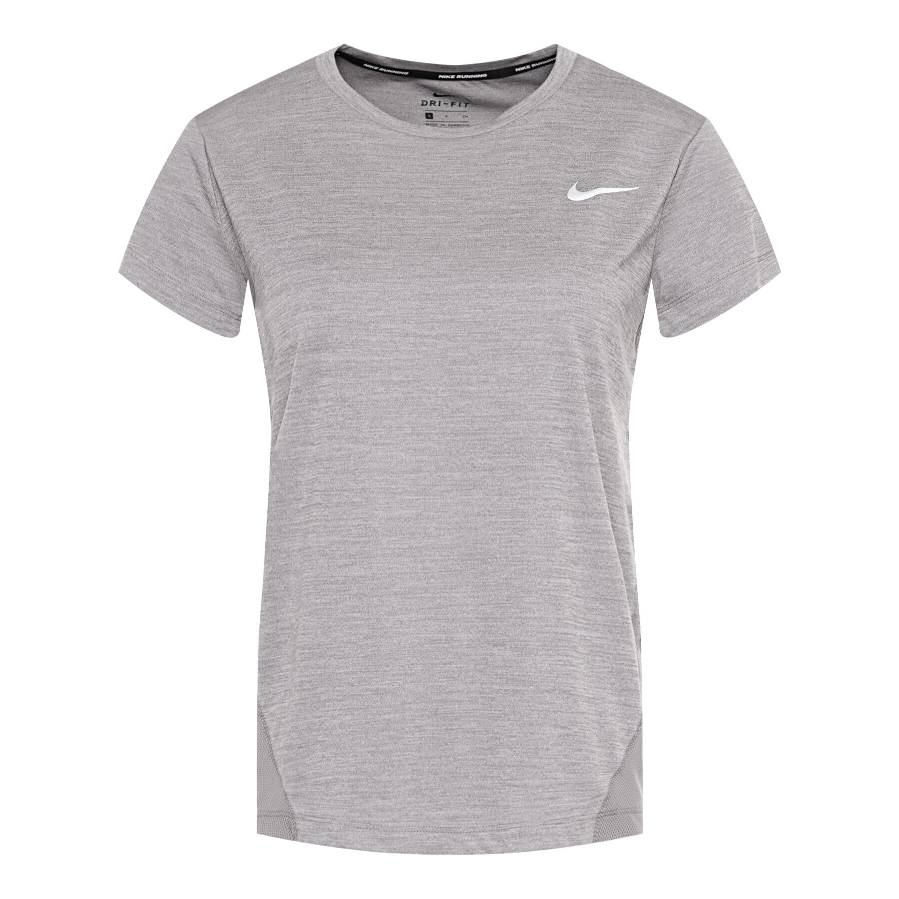 Nike Funkčné tričko Miler AJ8121 Sivá Standard Fit - Pepit.sk