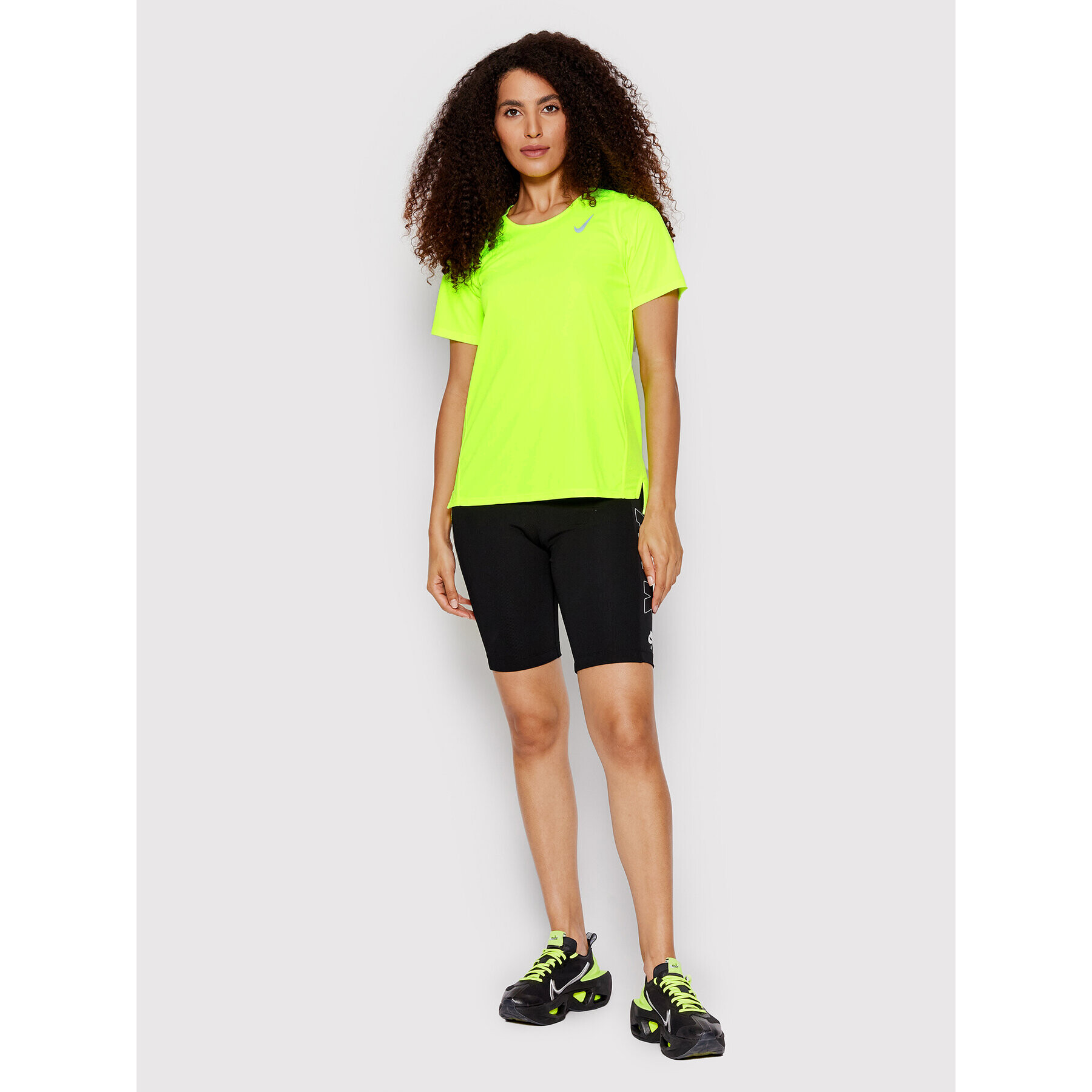 Nike Funkčné tričko Race DD5927 Žltá Slim Fit - Pepit.sk