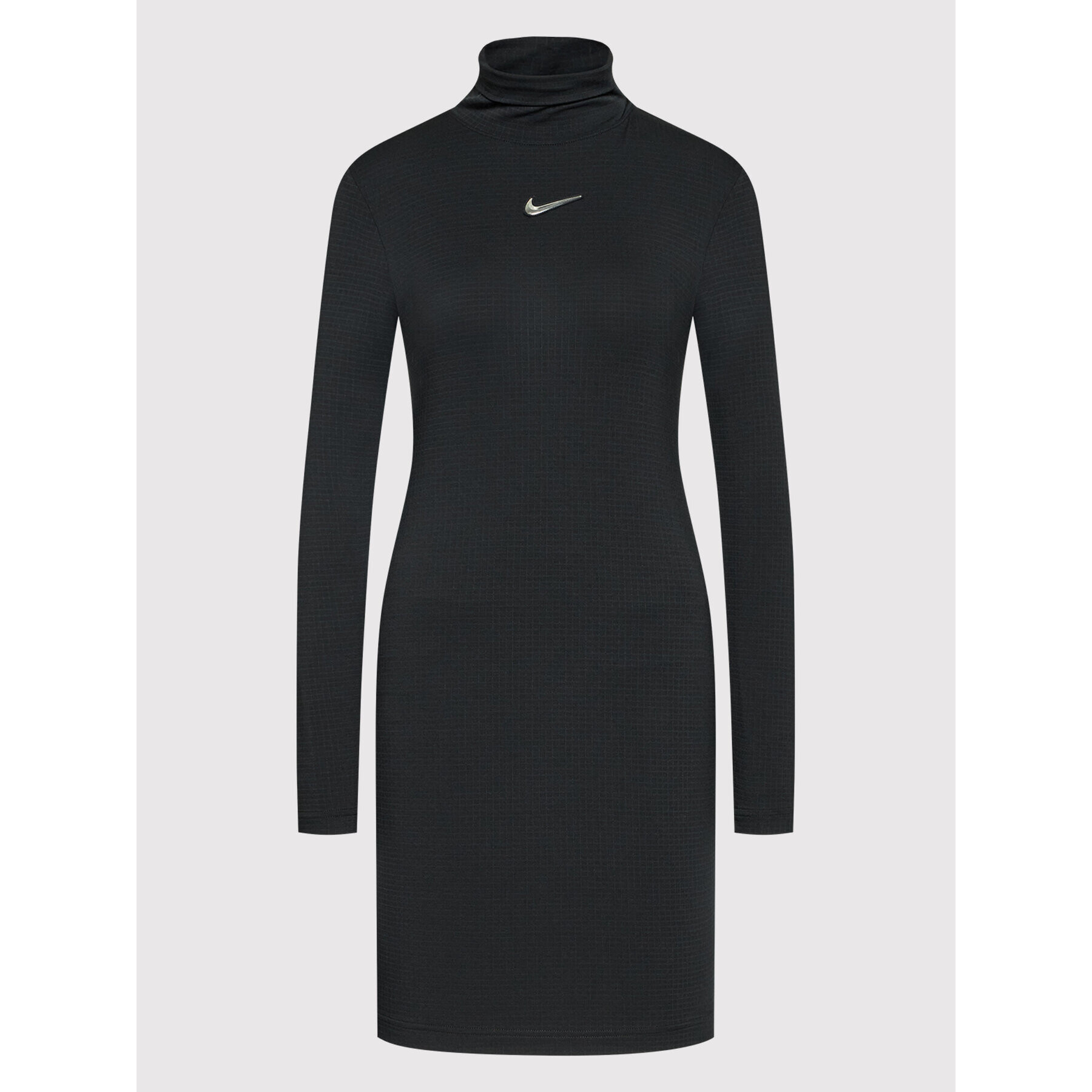 Nike Každodenné šaty Swoosh DC5306 Čierna Slim Fit - Pepit.sk