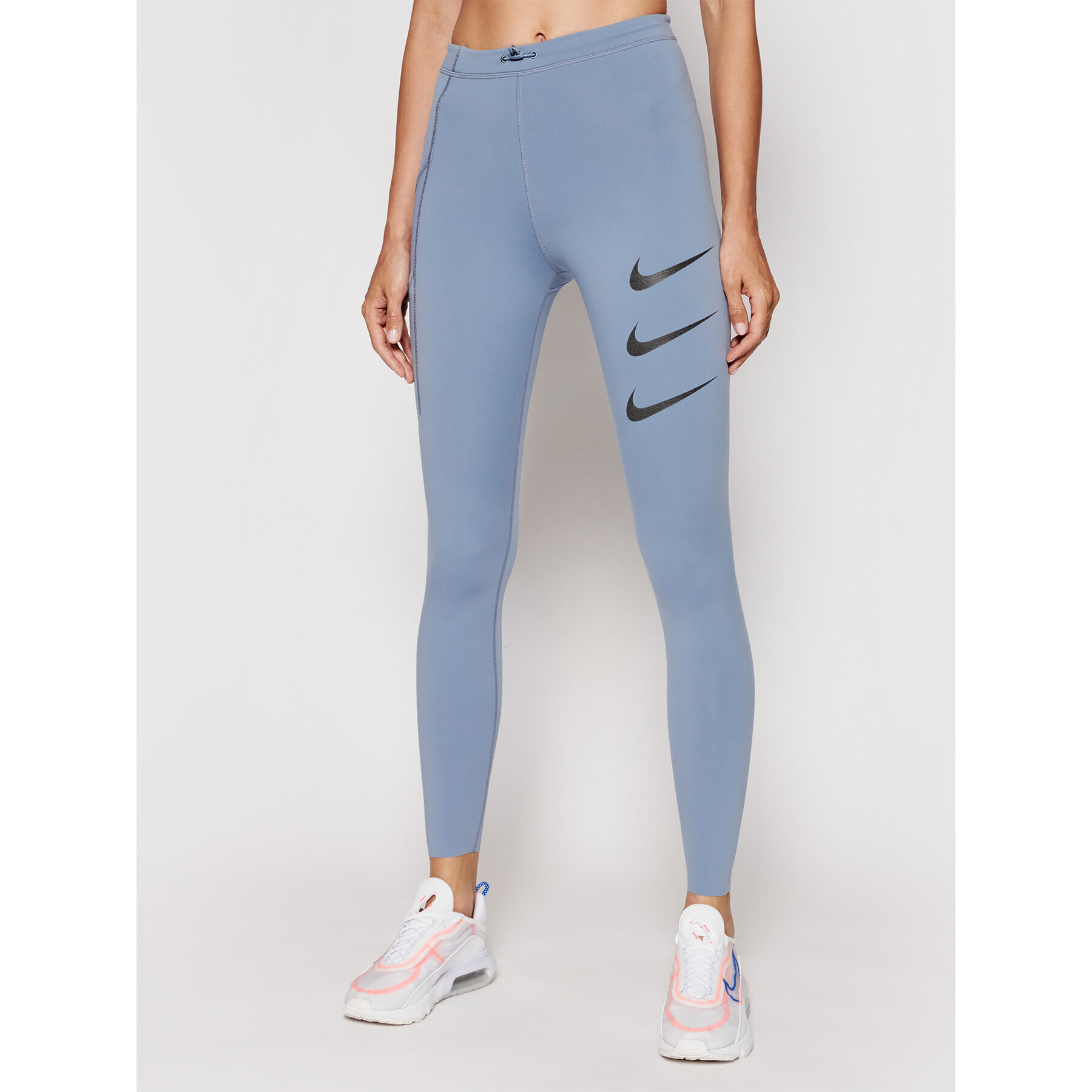 Nike Legíny Epic Luxe Run Division DA1270 Modrá Tight Fit - Pepit.sk