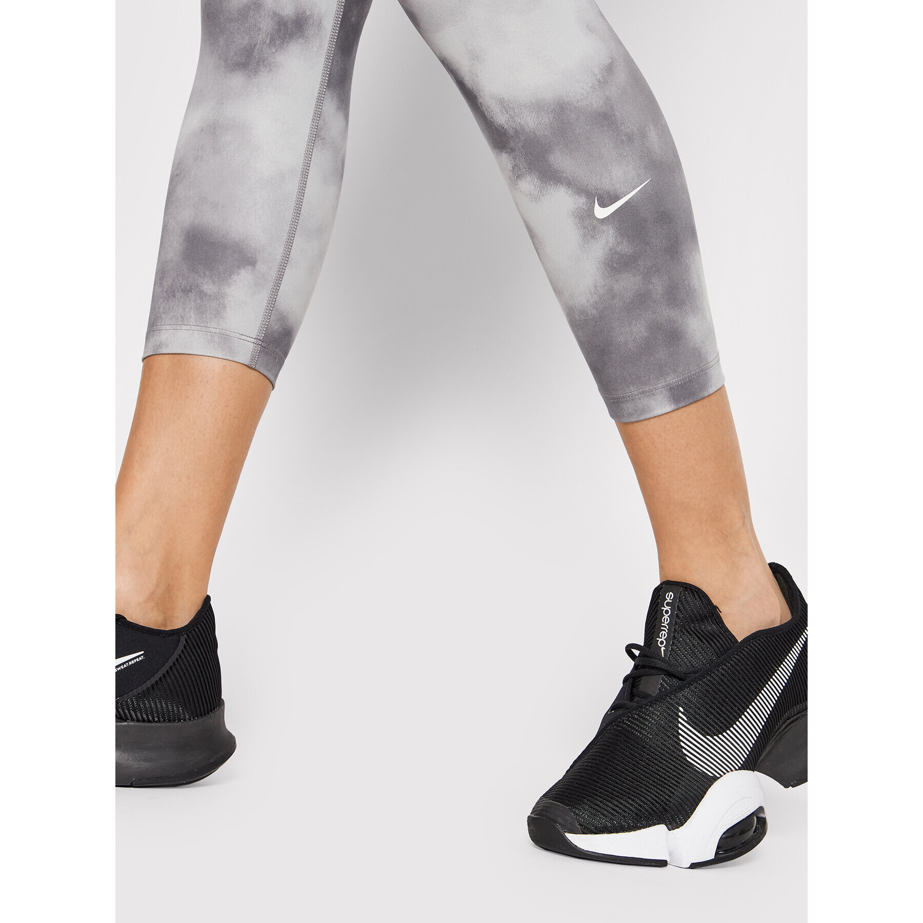 Nike Legíny One Icon Clash DA0339 Sivá Tight Fit - Pepit.sk