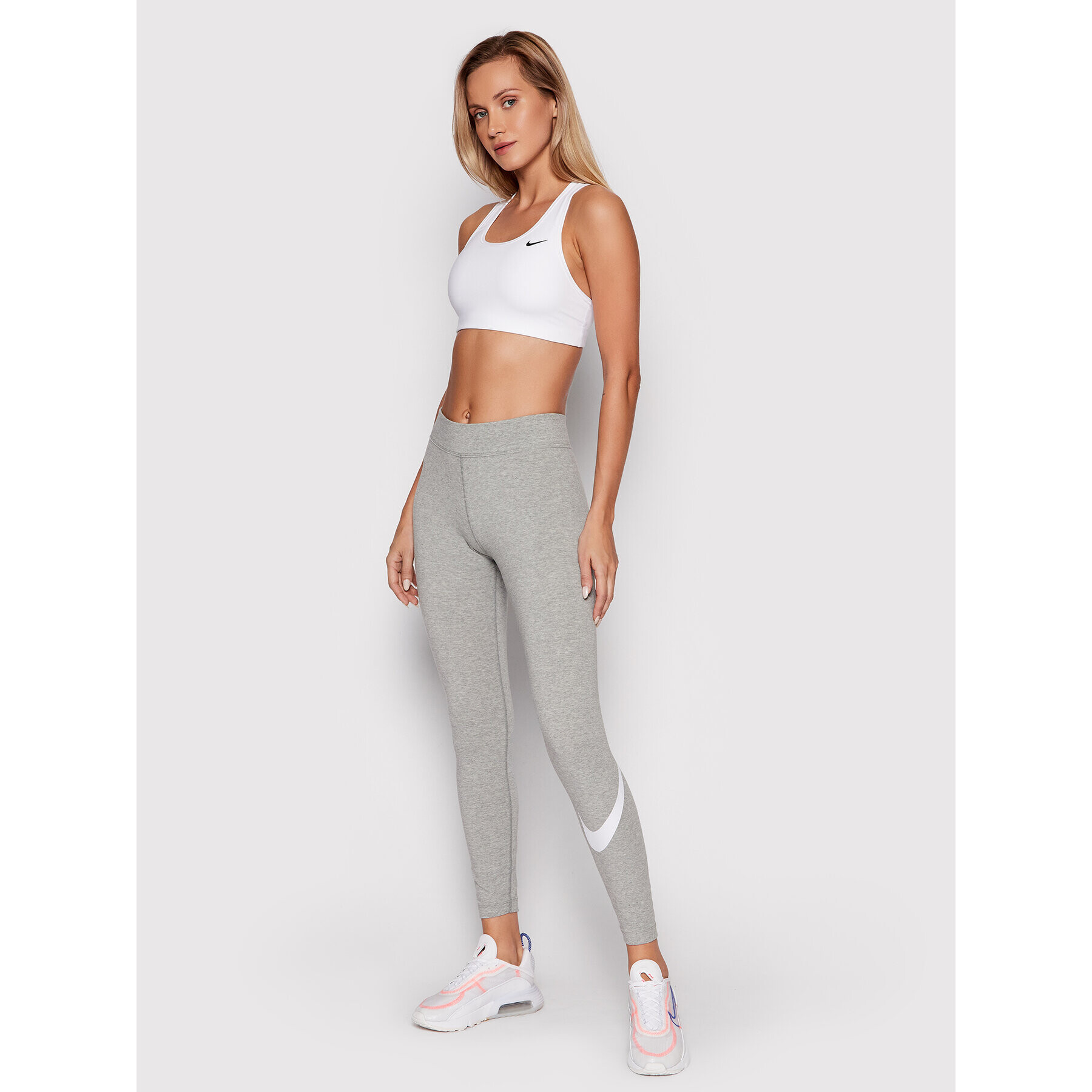 Nike Legíny Sportswear Essential CZ8530 Sivá Slim Fit - Pepit.sk