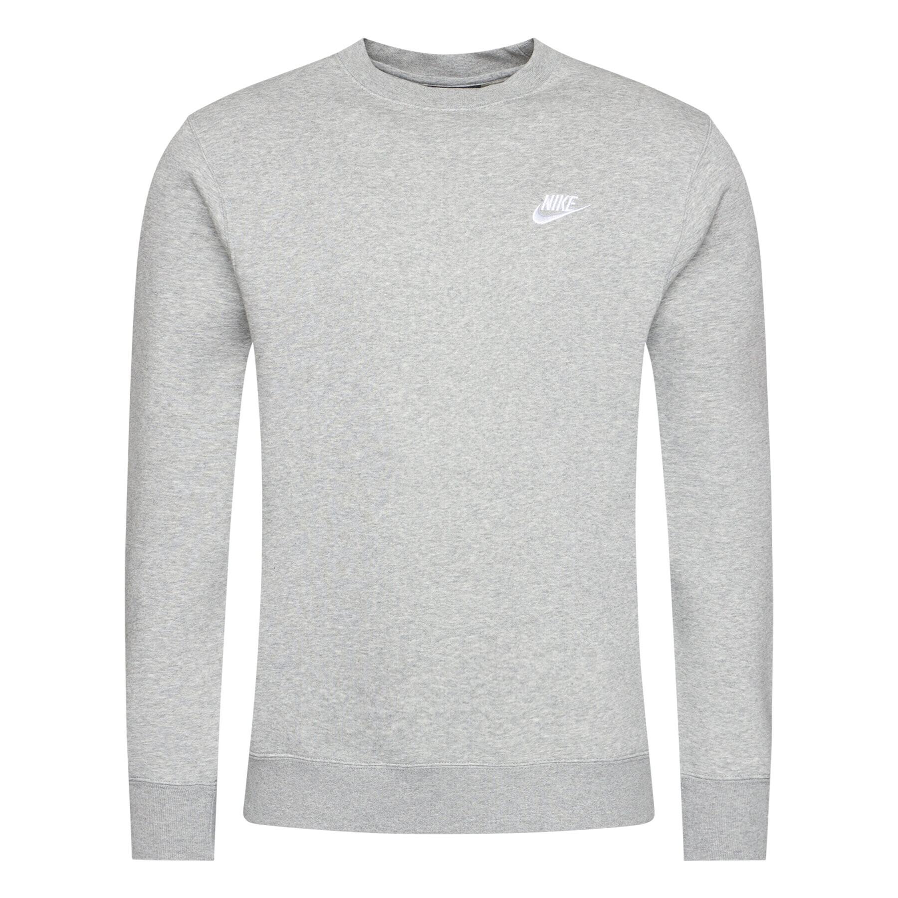 Nike Mikina Nsw Club BV2662 Sivá Standard Fit - Pepit.sk