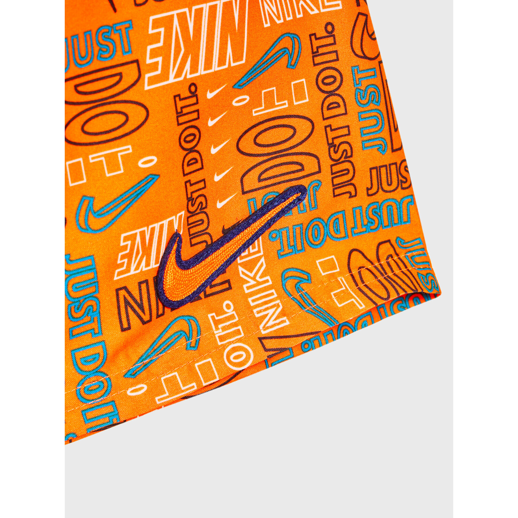 Nike Plavecké šortky Logo Mashup NESSC791 Oranžová Regular Fit - Pepit.sk