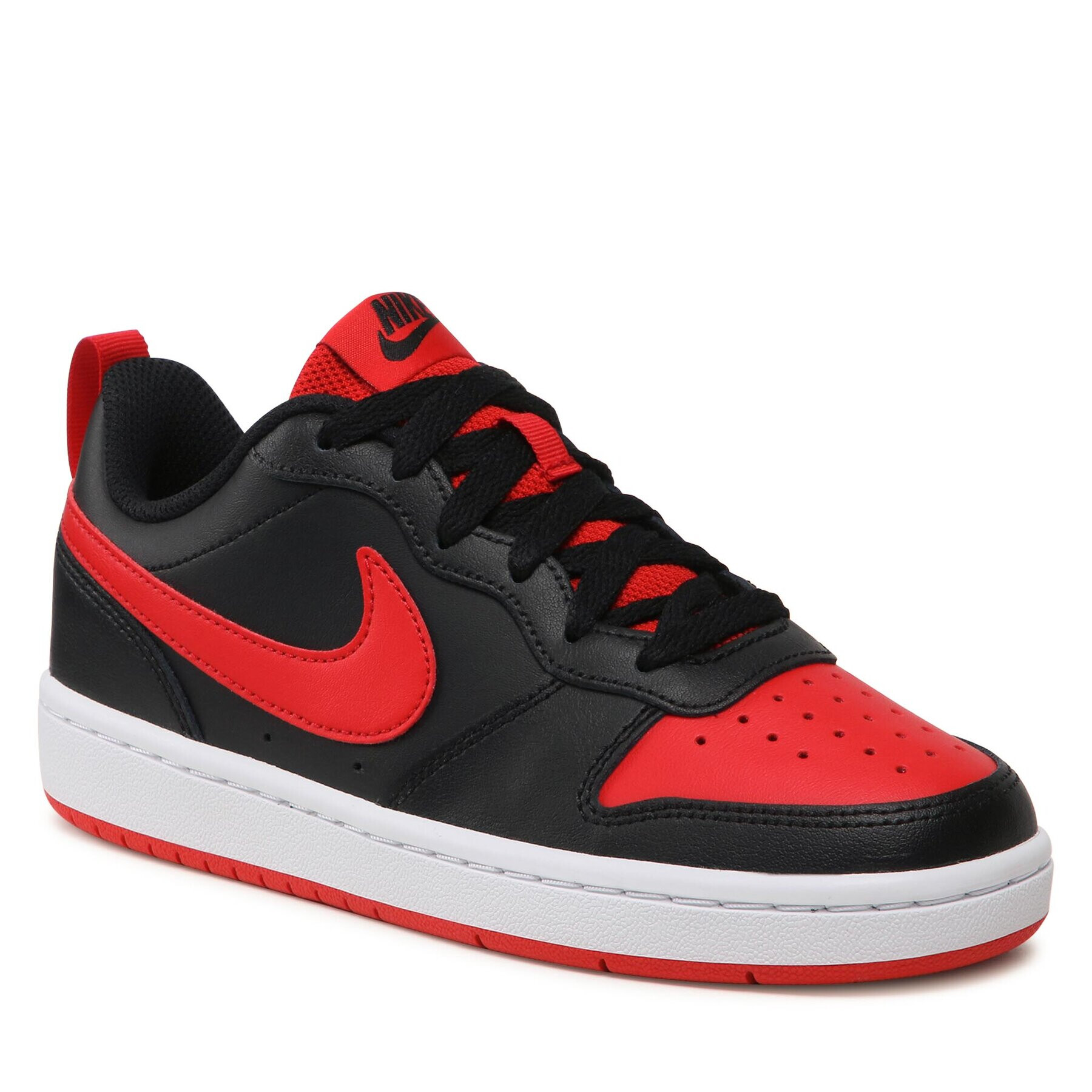 Nike Topánky Court Borough Low 2 (GS) BQ5448 007 Čierna - Pepit.sk