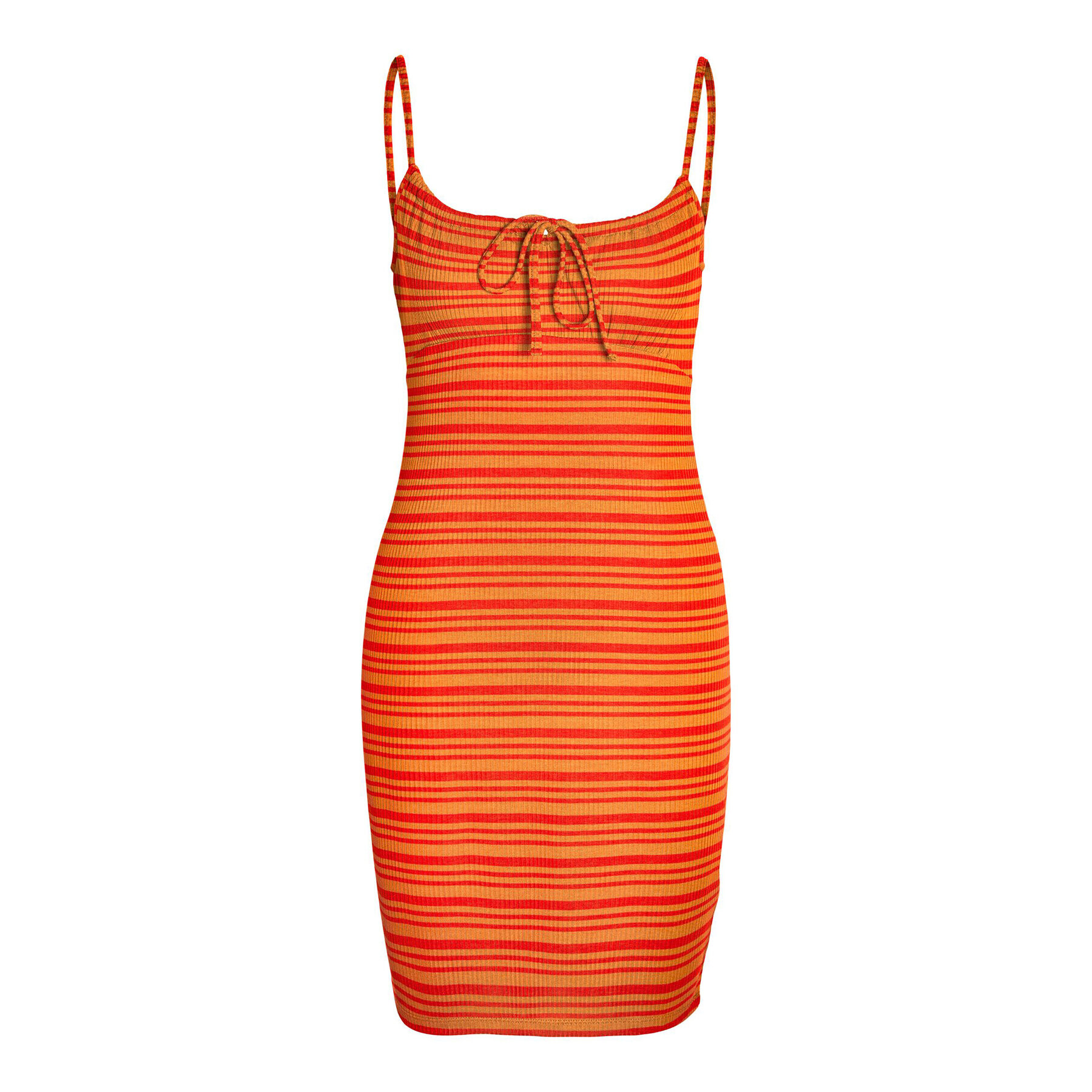 Noisy May Letné šaty Enna 27025927 Oranžová Bodycon Fit - Pepit.sk