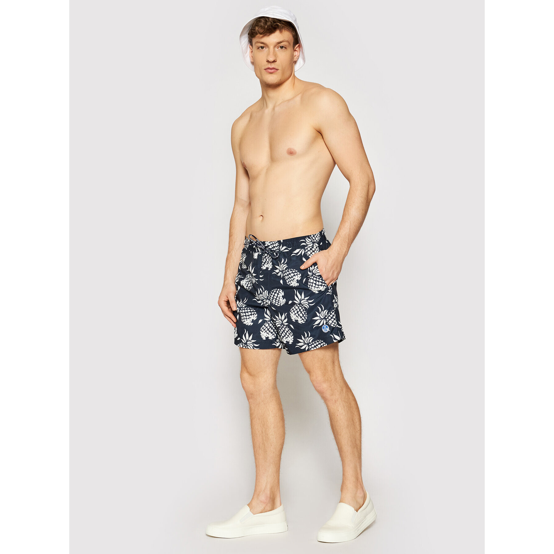 North Sails Plavecké šortky Short Allover 673493 Čierna Regular Fit - Pepit.sk