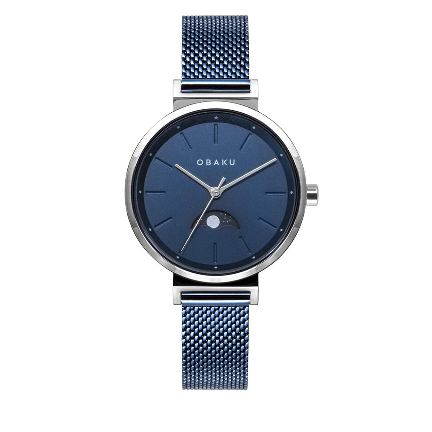 Obaku Hodinky V243LMCLML Tmavomodrá - Pepit.sk