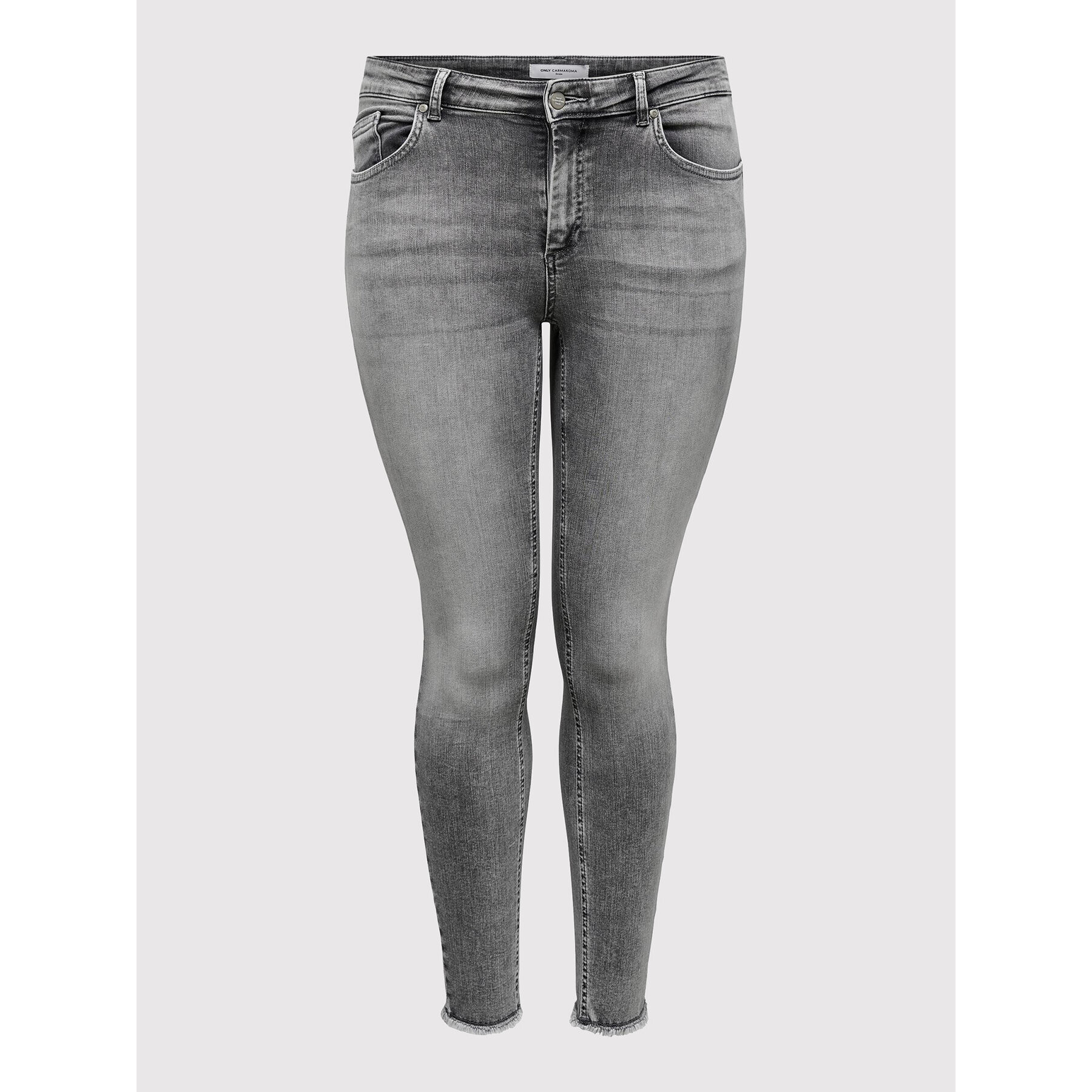 ONLY Carmakoma Džínsy Willy 15212252 Sivá Skinny Fit - Pepit.sk