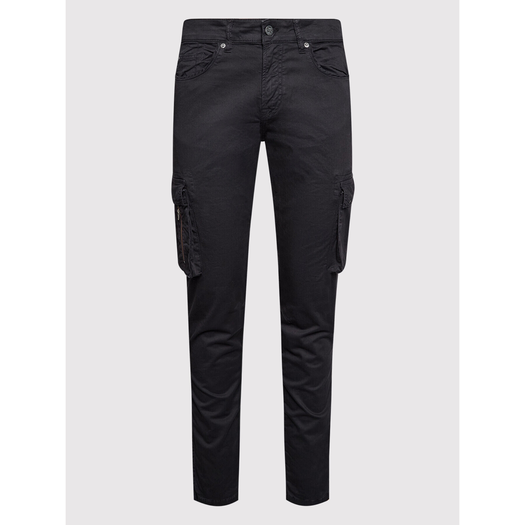 Only & Sons Bavlnené nohavice Kris 22020492 Čierna Slim Fit - Pepit.sk