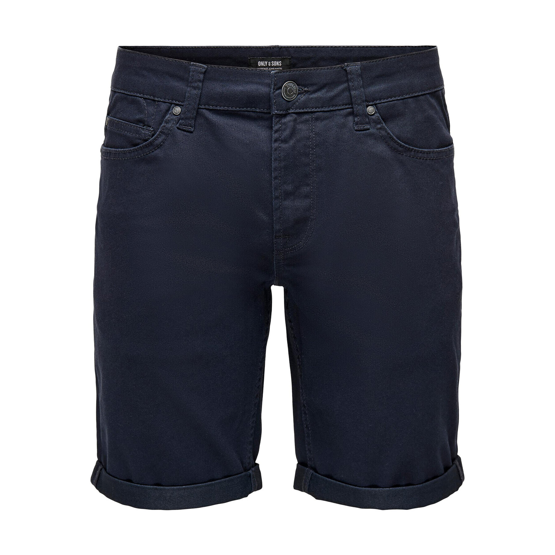 Only & Sons Bavlnené šortky 22024451 Tmavomodrá Regular Fit - Pepit.sk