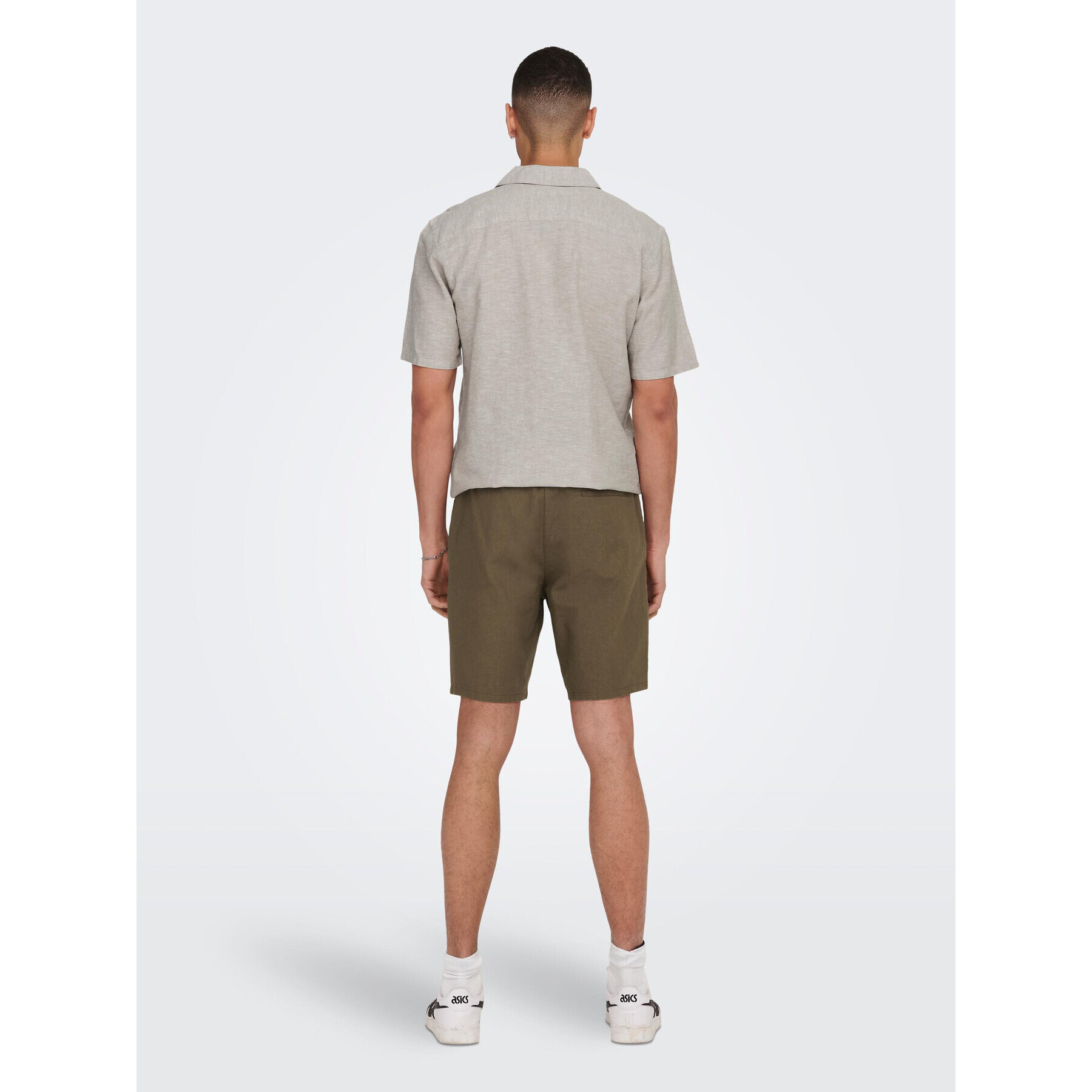 Only & Sons Bavlnené šortky 22024967 Hnedá Loose Fit - Pepit.sk