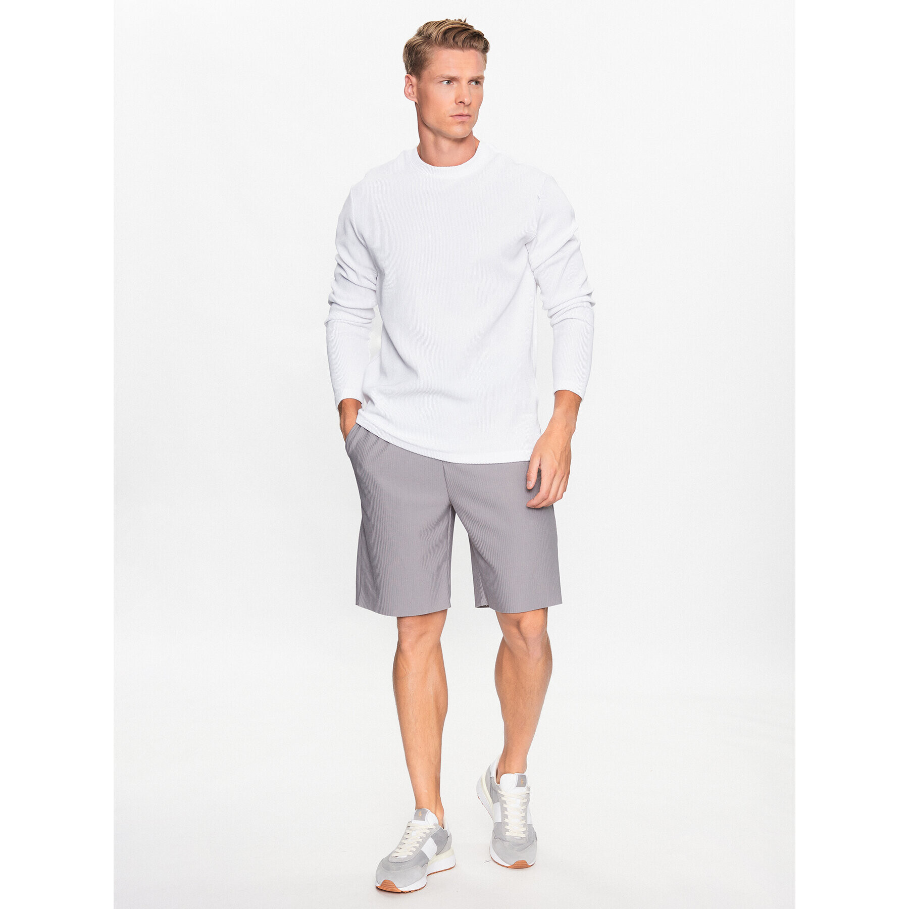 Only & Sons Bavlnené šortky 22025037 Sivá Loose Fit - Pepit.sk