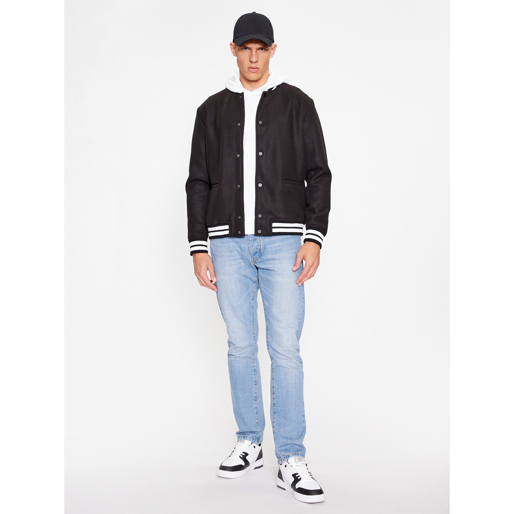 Only & Sons Bundy bomber 22025212 Čierna Regular Fit - Pepit.sk