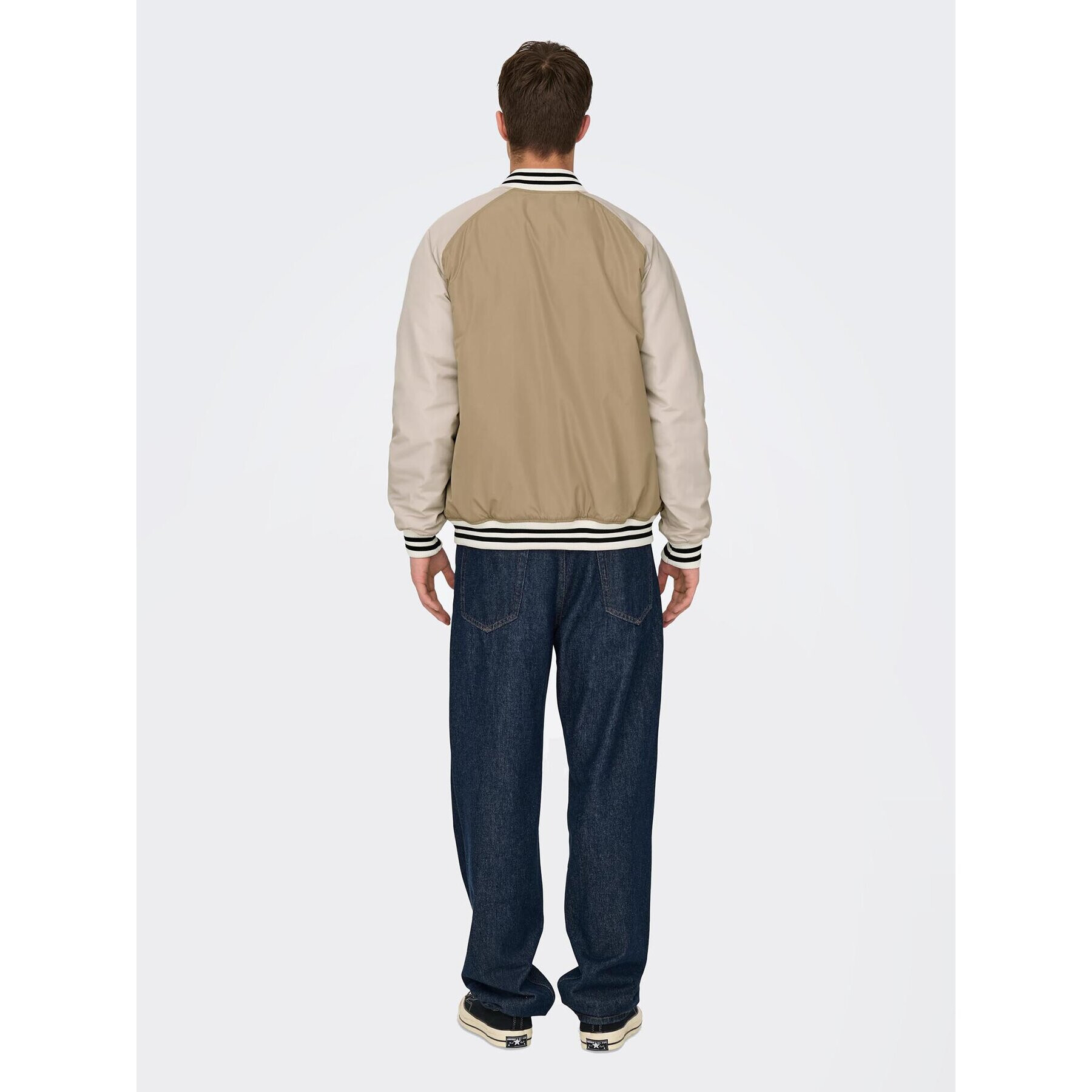 Only & Sons Bundy bomber 22025423 Béžová Regular Fit - Pepit.sk