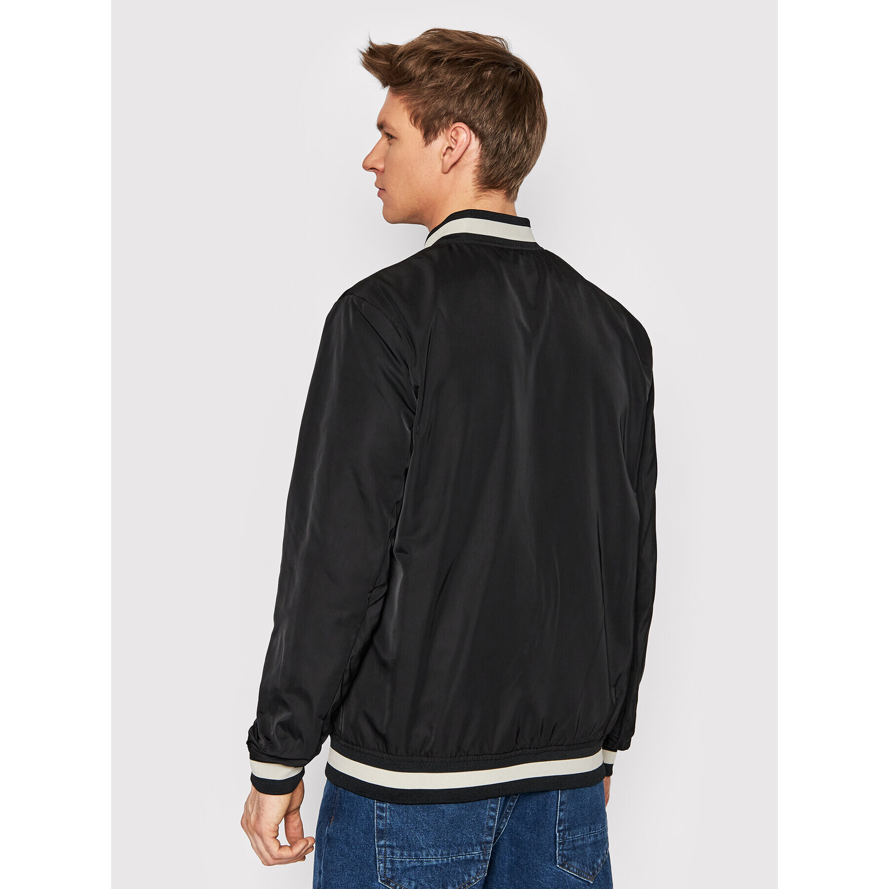 Only & Sons Bundy bomber Ace 22021031 Čierna Regular Fit - Pepit.sk