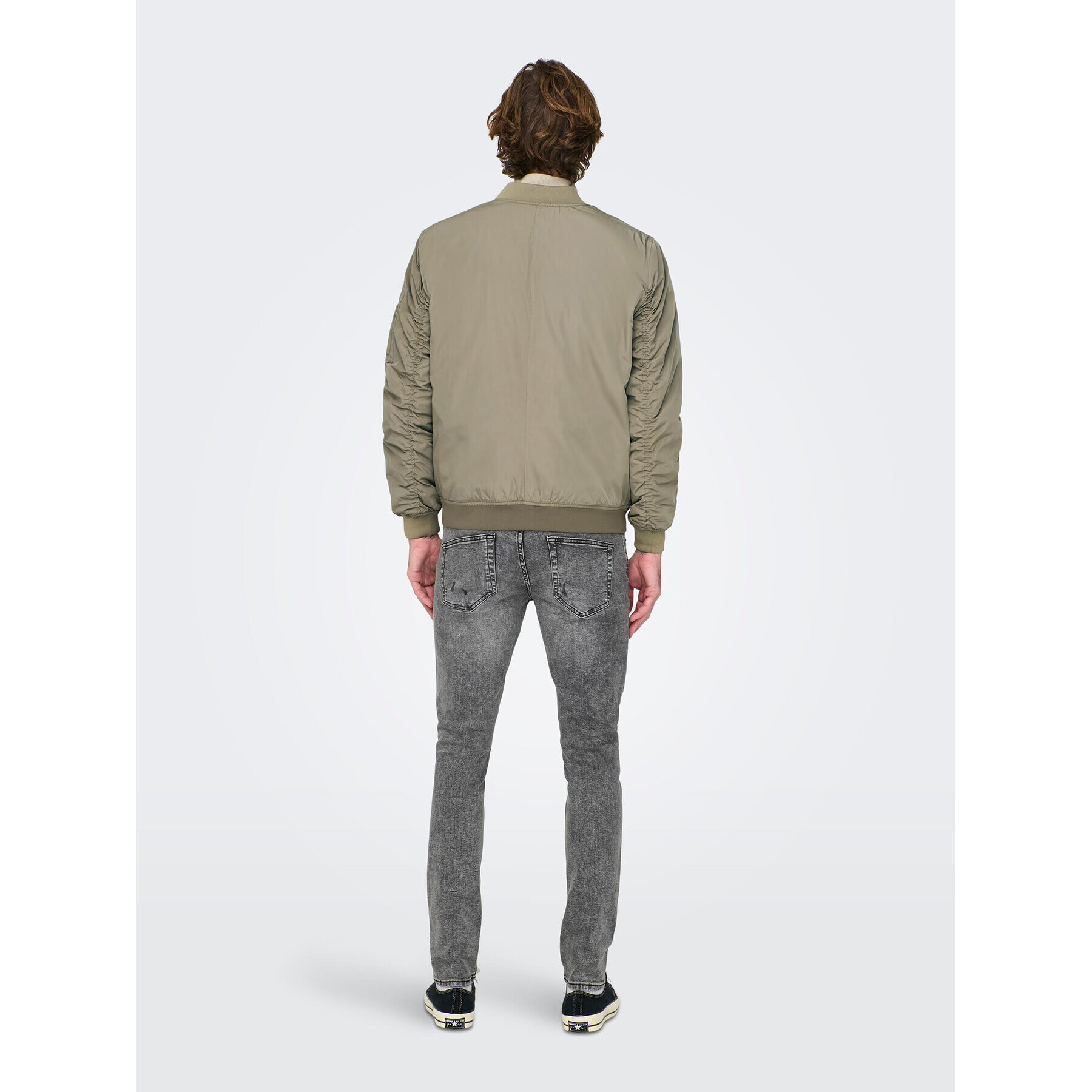 Only & Sons Bundy bomber Joshua 22023287 Béžová Regular Fit - Pepit.sk