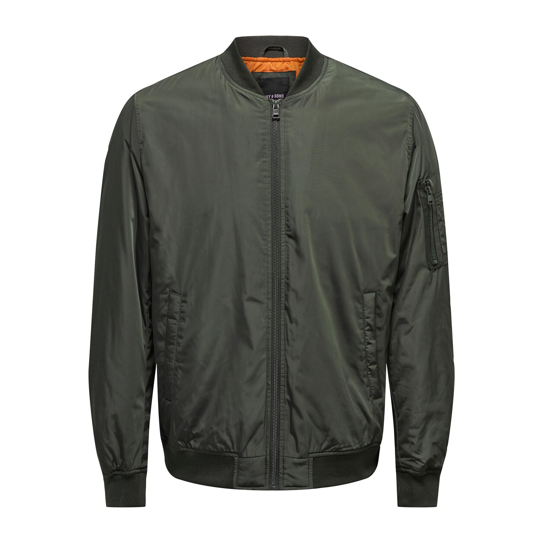 Only & Sons Bundy bomber Joshua 22023287 Kaki Regular Fit - Pepit.sk