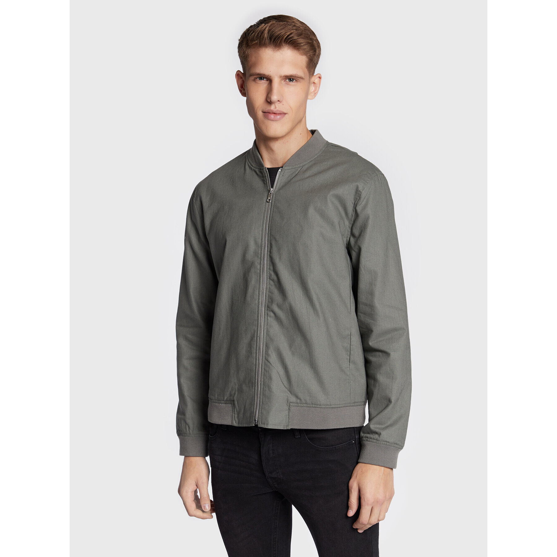 Only & Sons Bundy bomber Oliver 22022087 Zelená Regular Fit - Pepit.sk