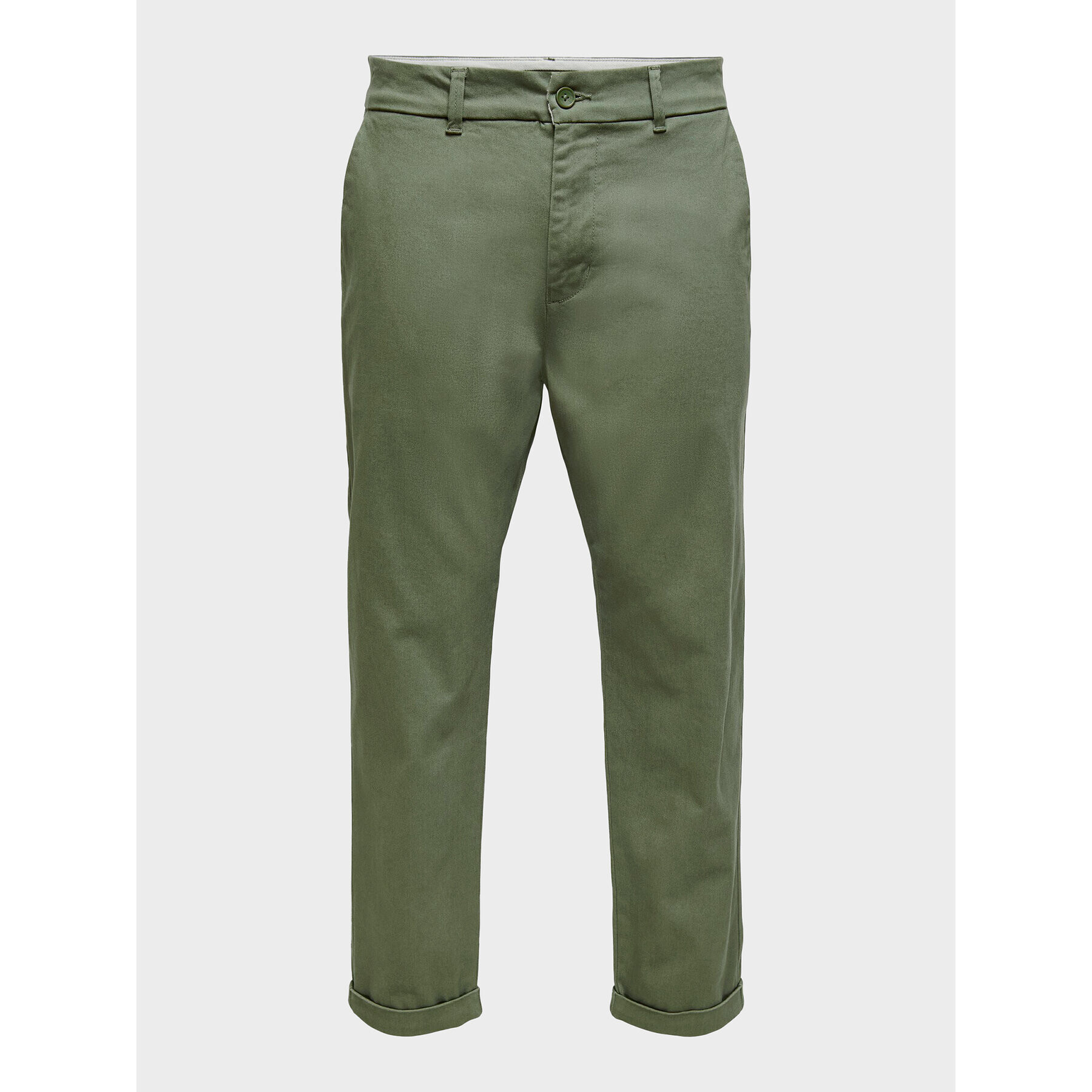 Only & Sons Chino nohavice Kent 22020400 Zelená Regular Fit - Pepit.sk