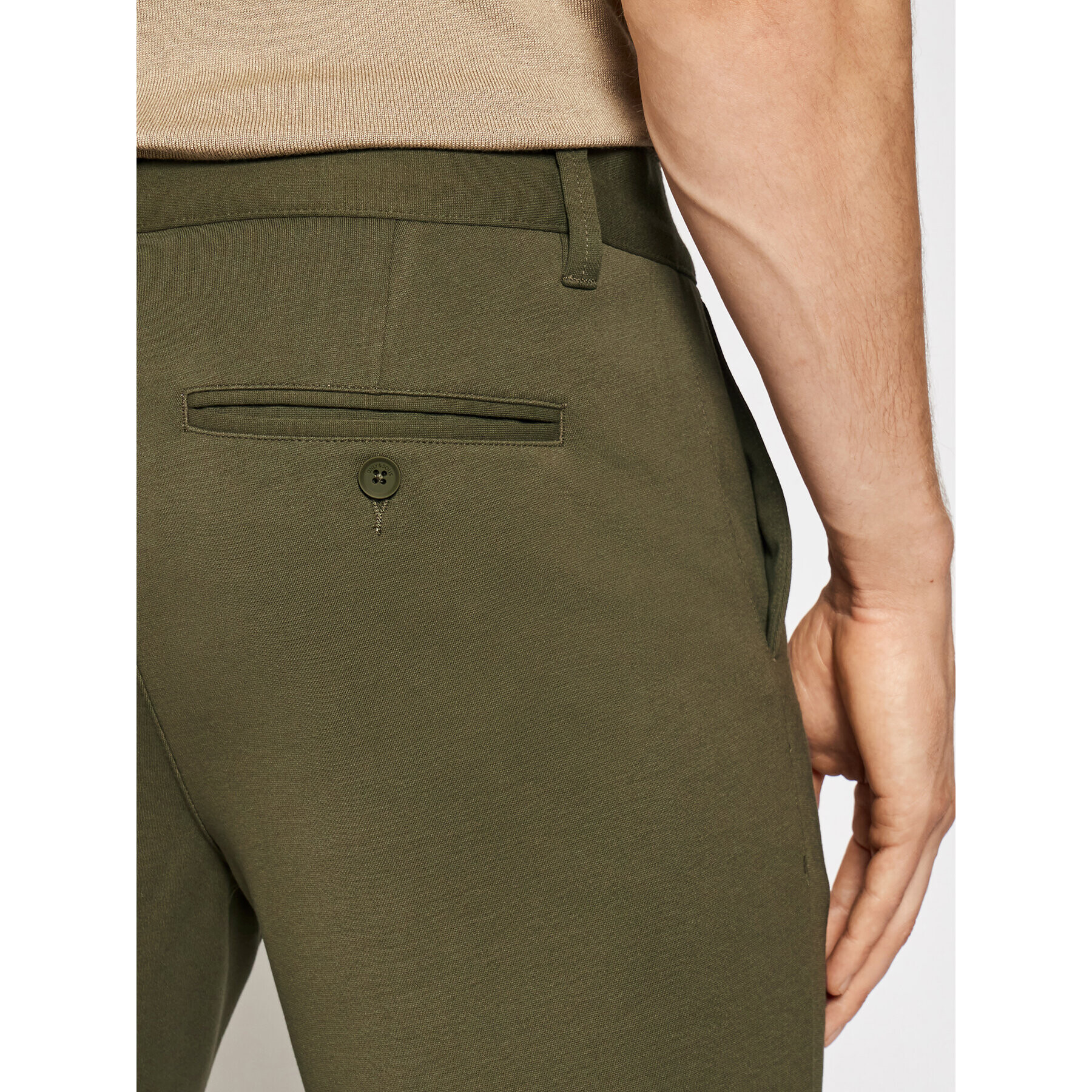 Only & Sons Chino nohavice Mark 22010209 Zelená Slim Fit - Pepit.sk