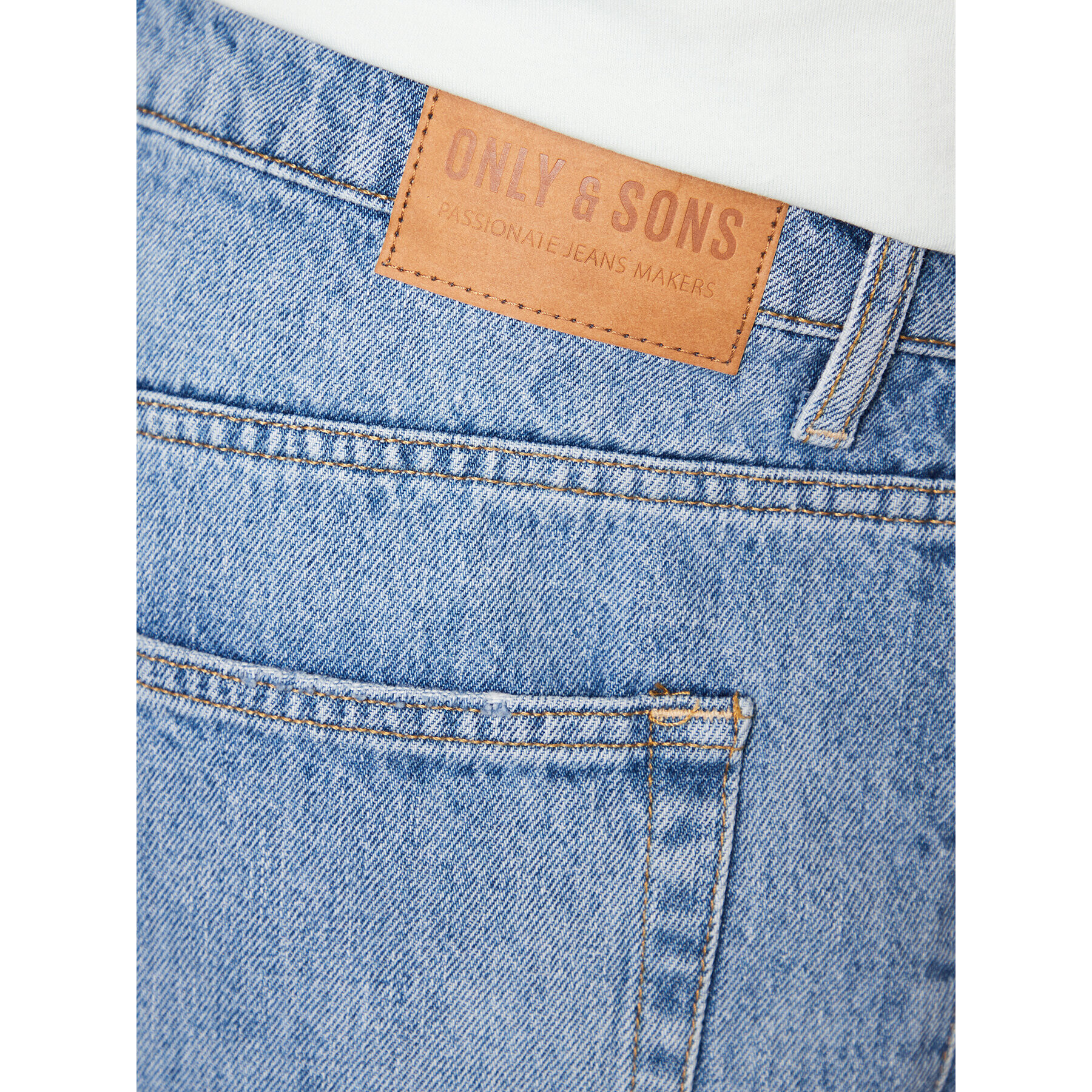 Only & Sons Džínsové šortky 22024981 Modrá Loose Fit - Pepit.sk