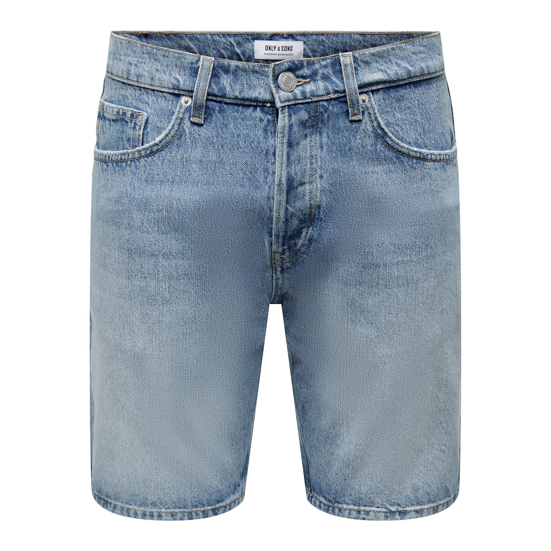 Only & Sons Džínsové šortky 22026092 Modrá Straight Fit - Pepit.sk