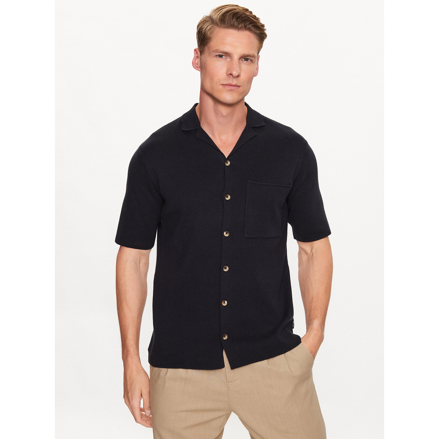 Only & Sons Košeľa 22019414 Tmavomodrá Loose Fit - Pepit.sk