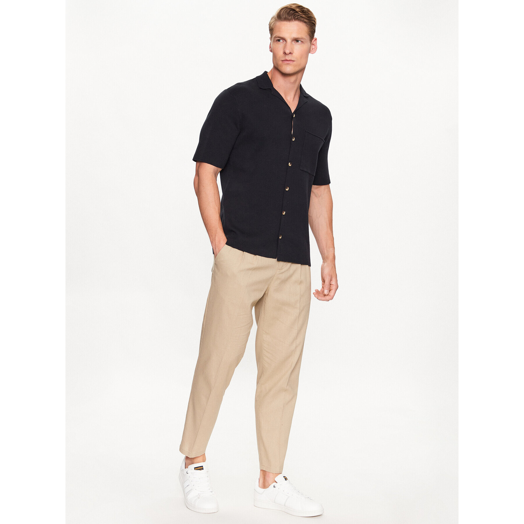 Only & Sons Košeľa 22019414 Tmavomodrá Loose Fit - Pepit.sk