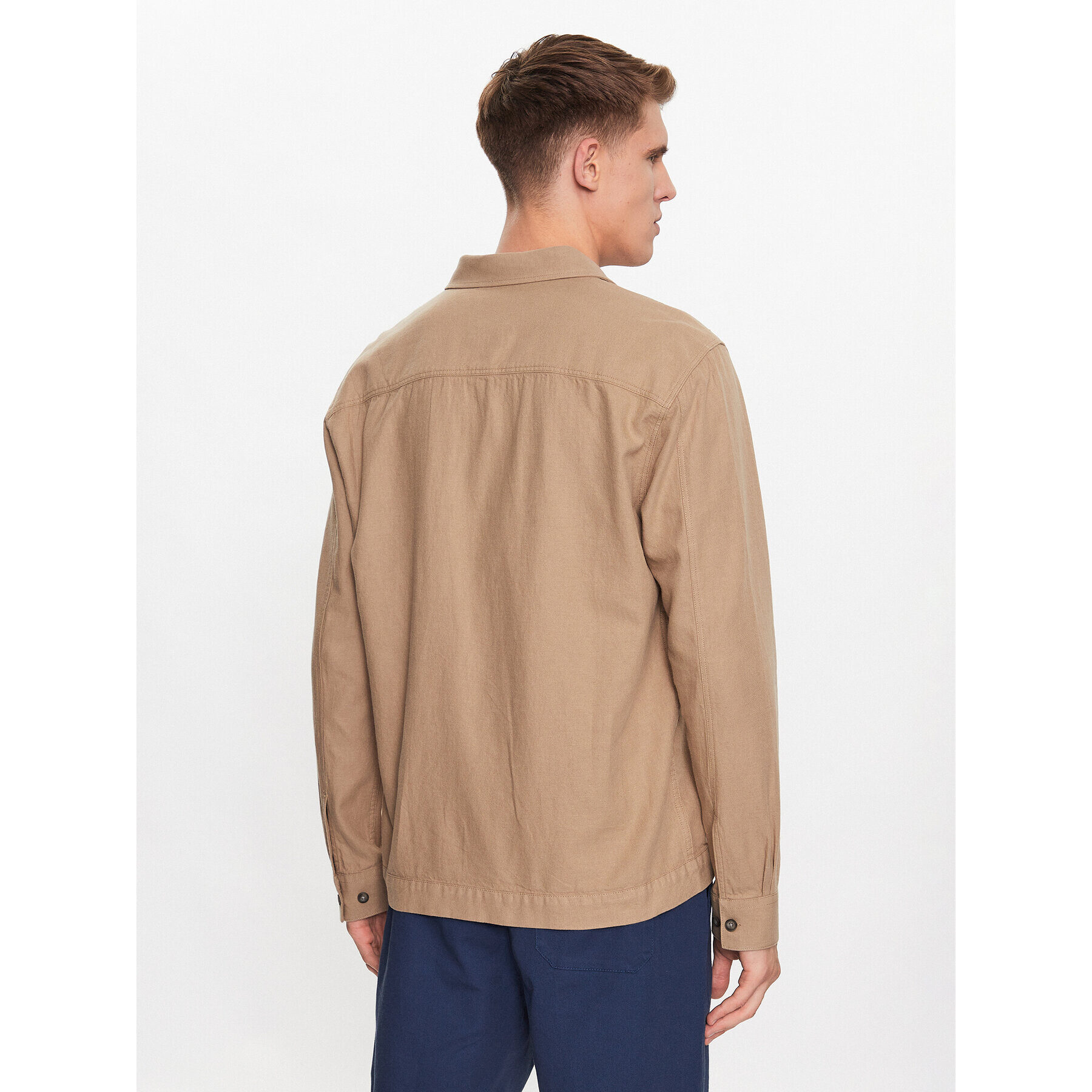 Only & Sons Košeľa 22019758 Béžová Relaxed Fit - Pepit.sk