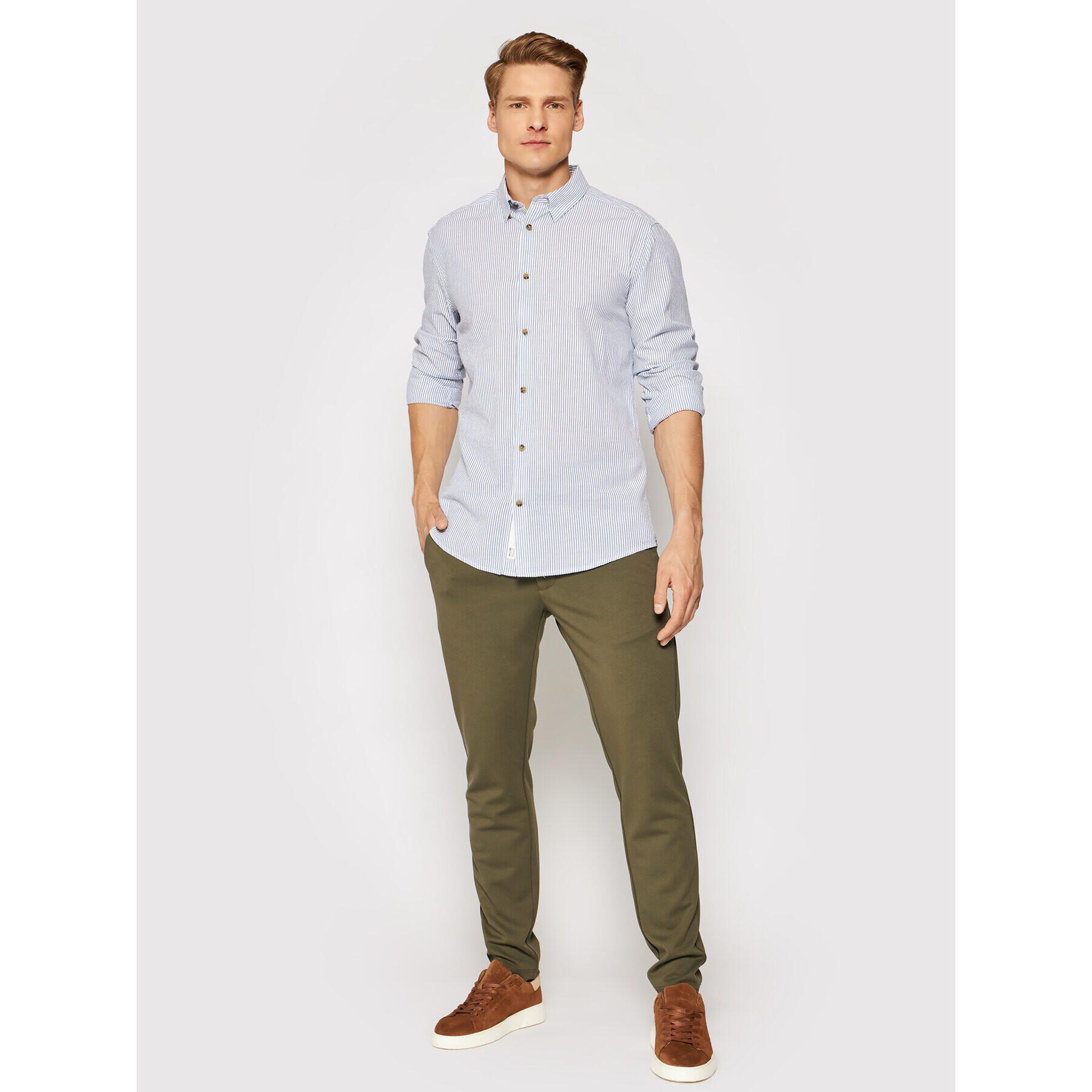 Only & Sons Košeľa Steve 22019165 Modrá Slim Fit - Pepit.sk