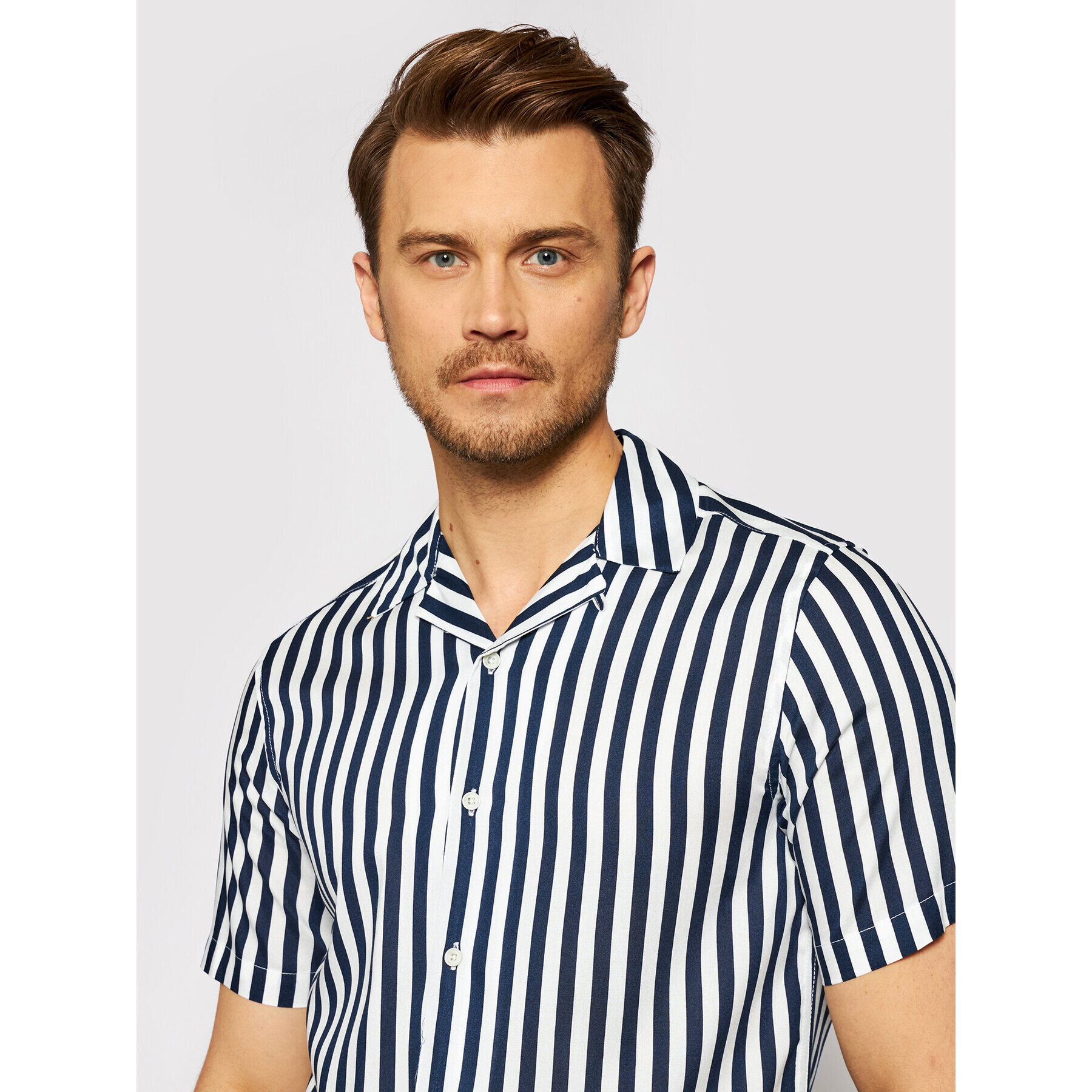 Only & Sons Košeľa Wayne 22013267 Tmavomodrá Regular Fit - Pepit.sk