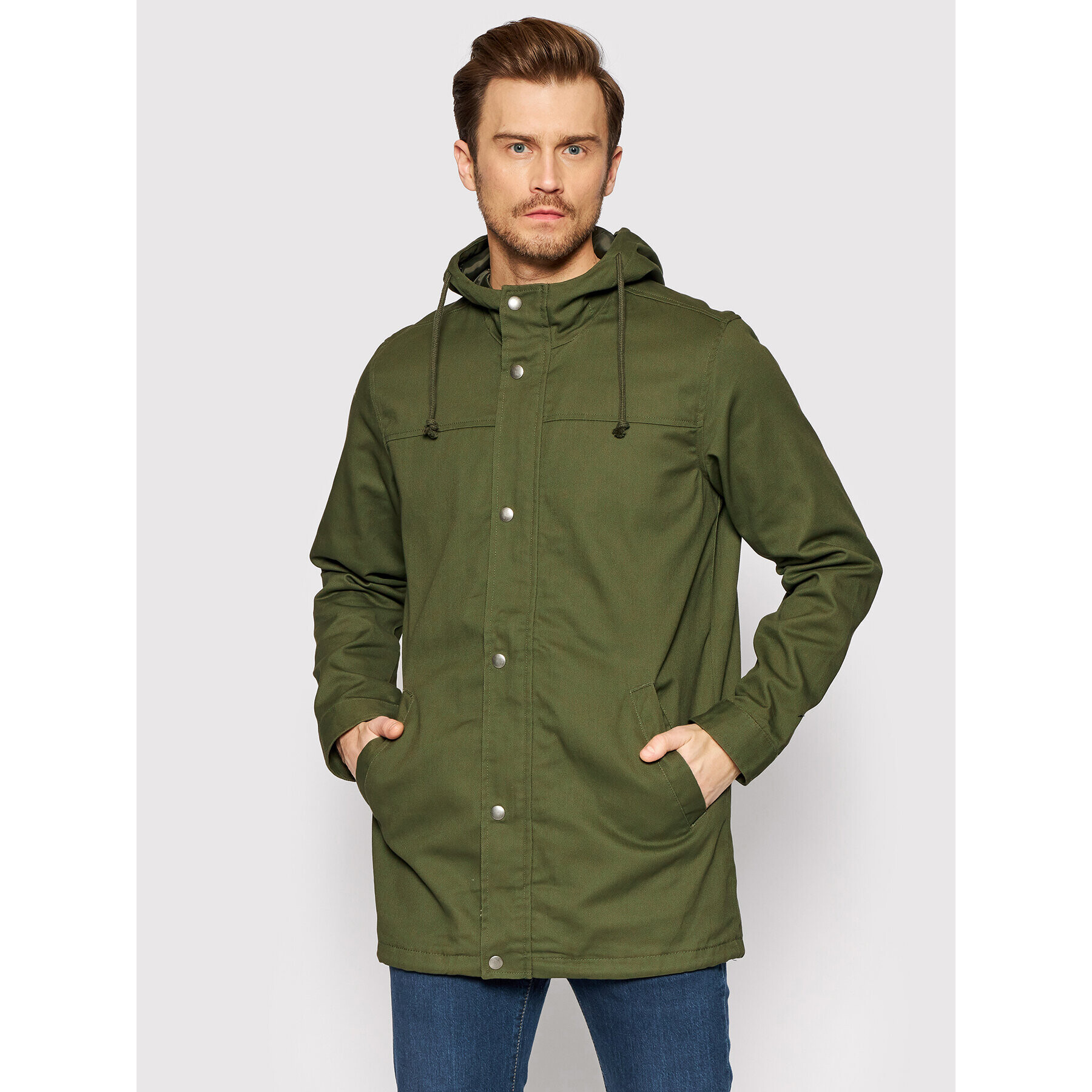 Only & Sons Parka Alex 22020791 Zelená Regular Fit - Pepit.sk