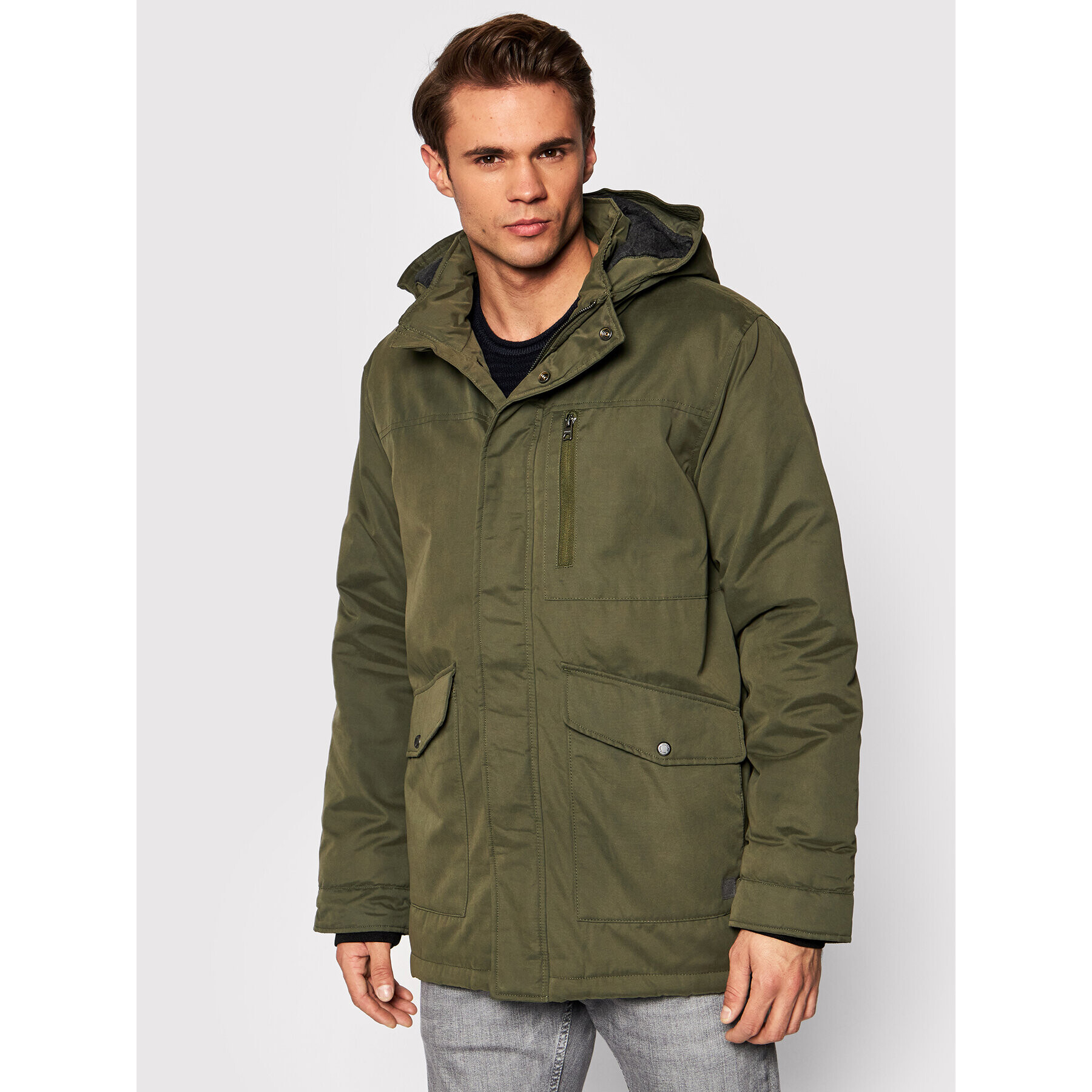 Only & Sons Parka Elliot 22019342 Zelená Regular Fit - Pepit.sk