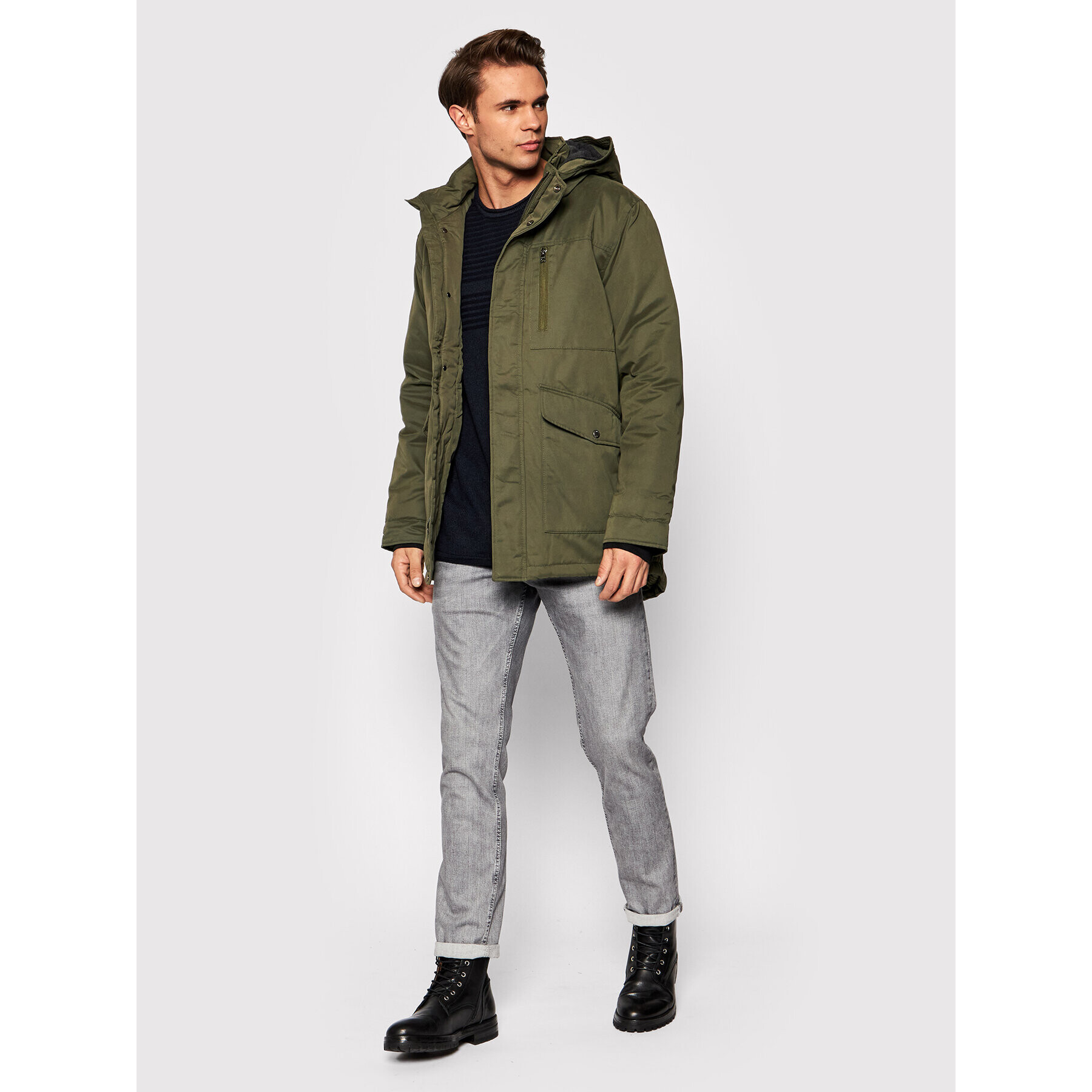 Only & Sons Parka Elliot 22019342 Zelená Regular Fit - Pepit.sk