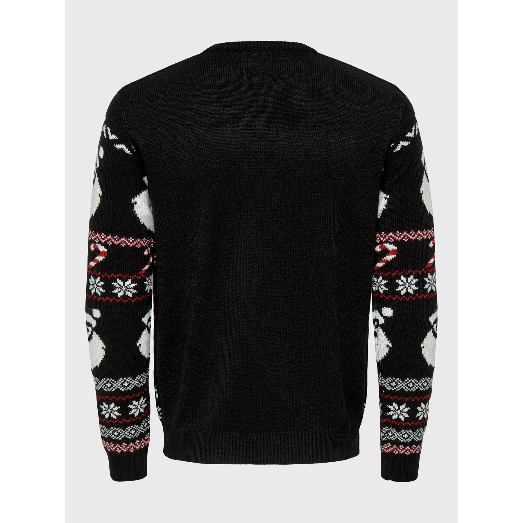 Only & Sons Sveter Xmas Santa 22023994 Čierna Regular Fit - Pepit.sk