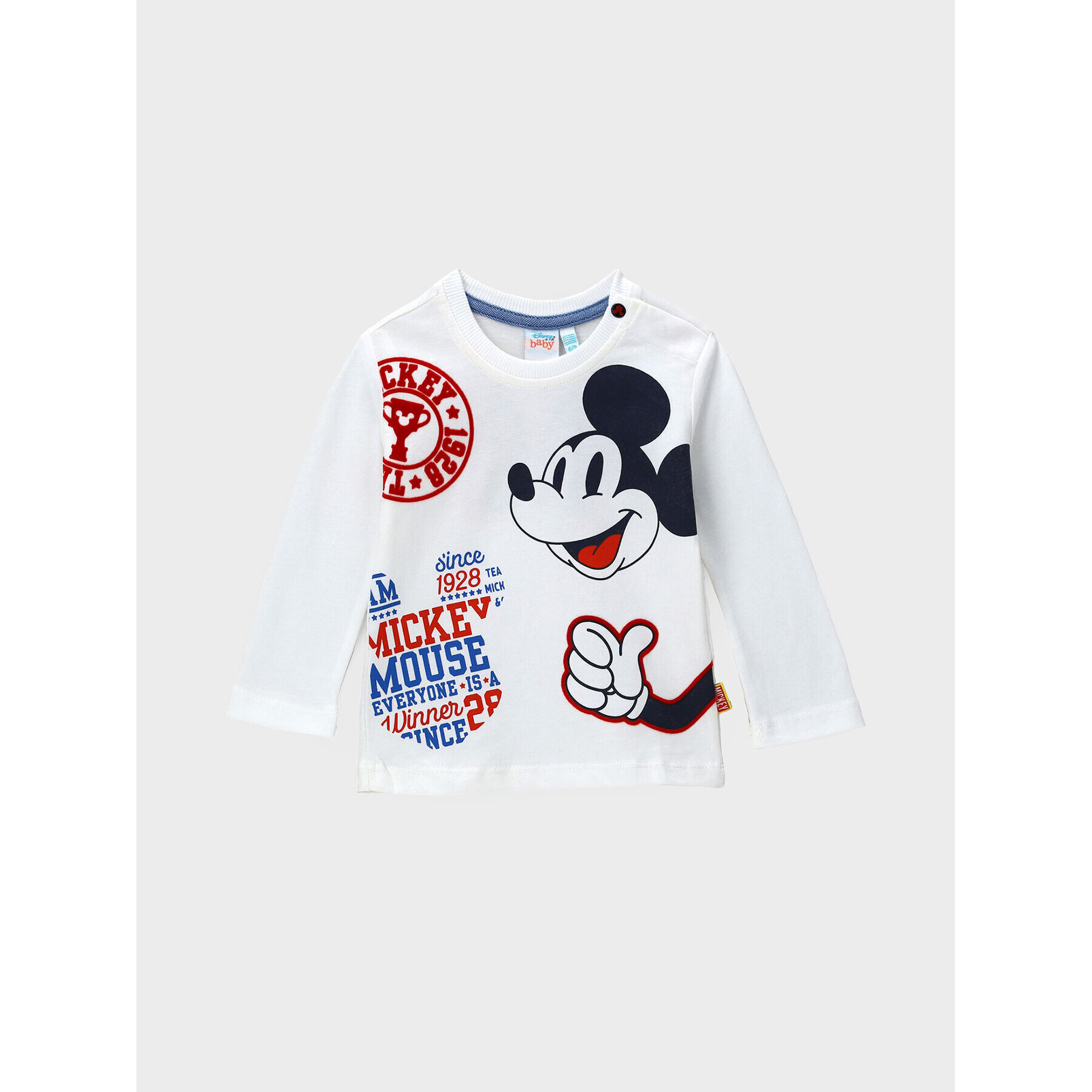 Original Marines Blúzka MICKEY MOUSE DCAV0617NM Biela Regular Fit - Pepit.sk