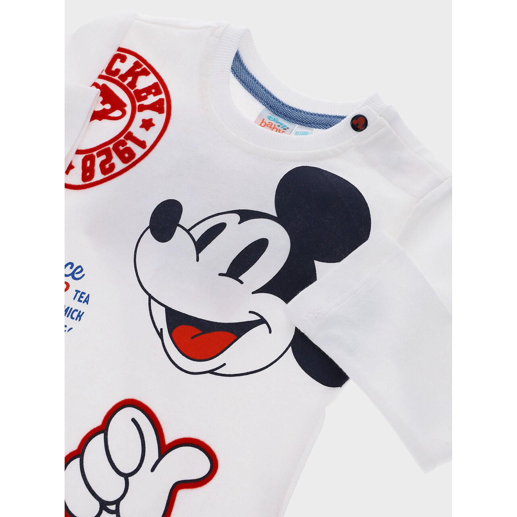 Original Marines Blúzka MICKEY MOUSE DCAV0617NM Biela Regular Fit - Pepit.sk