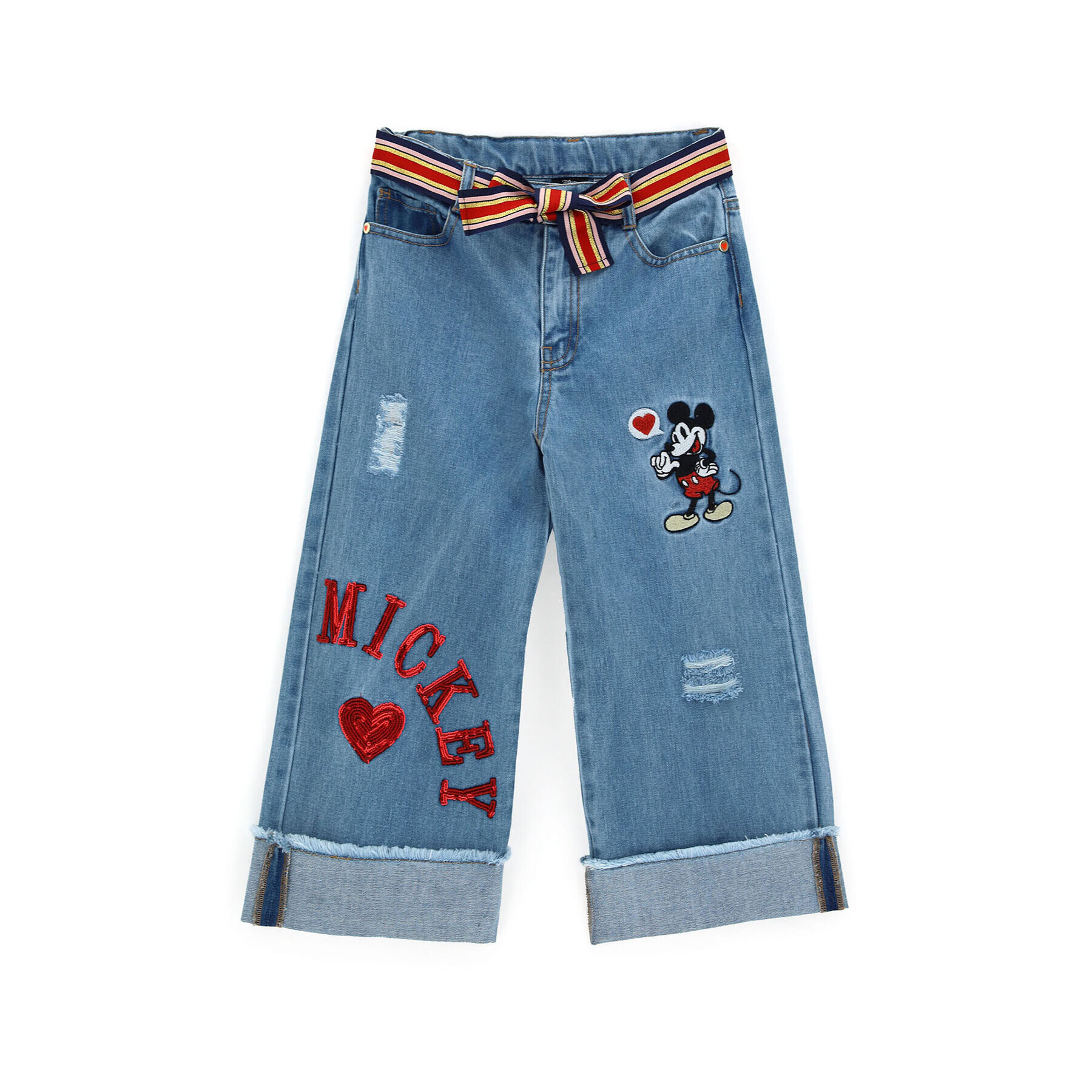 Original Marines Džínsy MICKEY MOUSE DCAV3585F Modrá Relaxed Fit - Pepit.sk