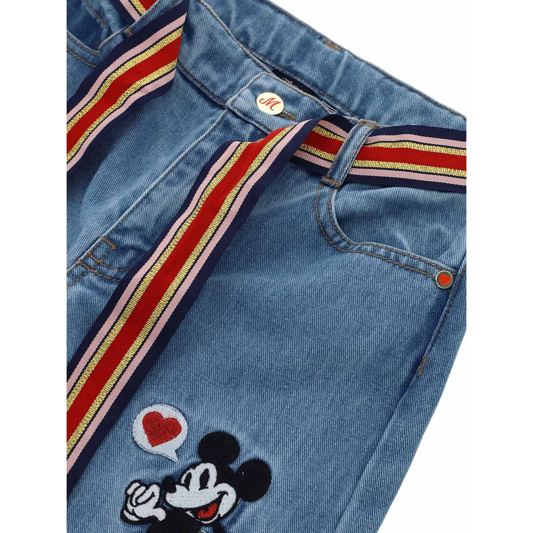 Original Marines Džínsy MICKEY MOUSE DCAV3585F Modrá Relaxed Fit - Pepit.sk