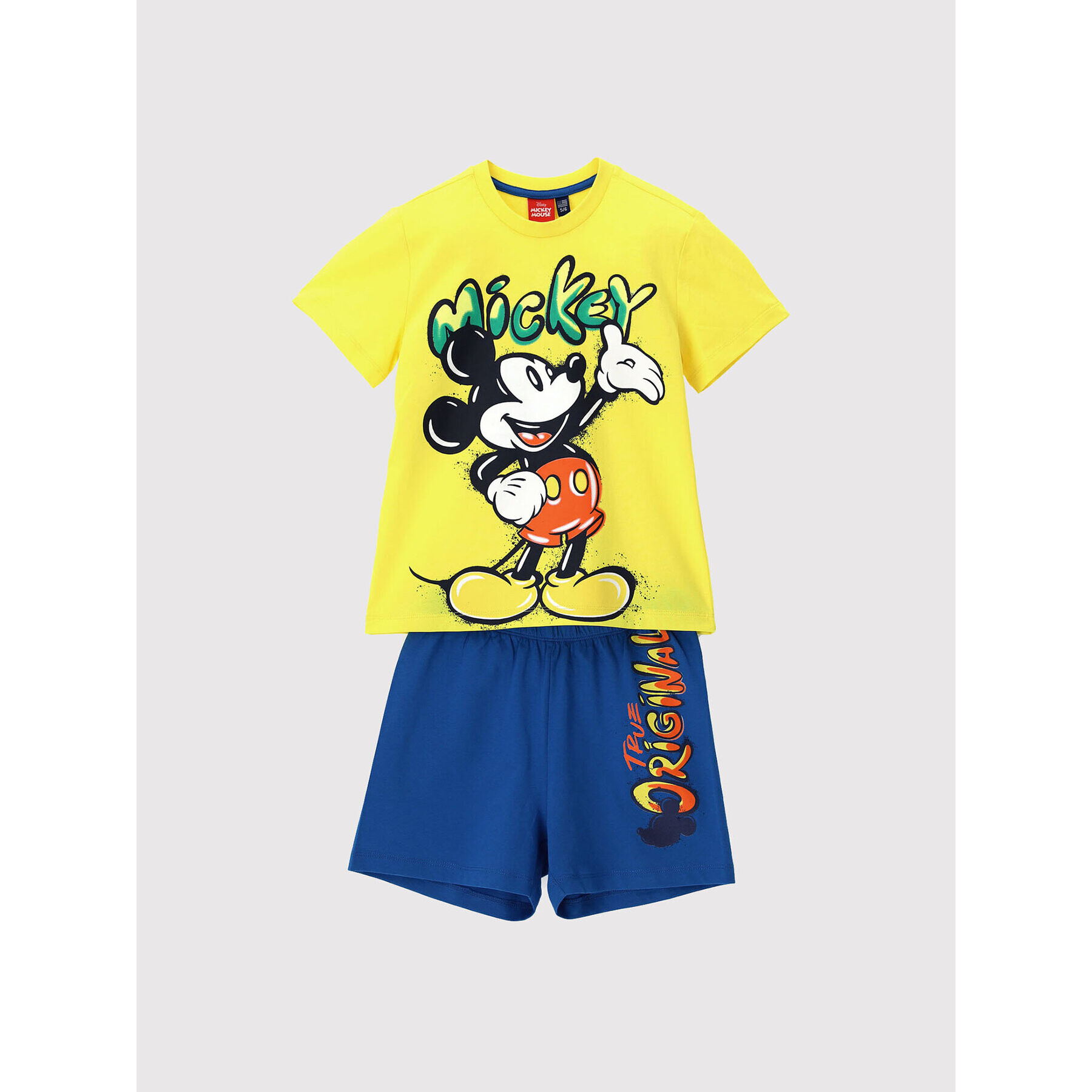 Original Marines Súprava Tričko a šortky MICKEY MOUSE DCPV2247B Farebná Regular Fit - Pepit.sk