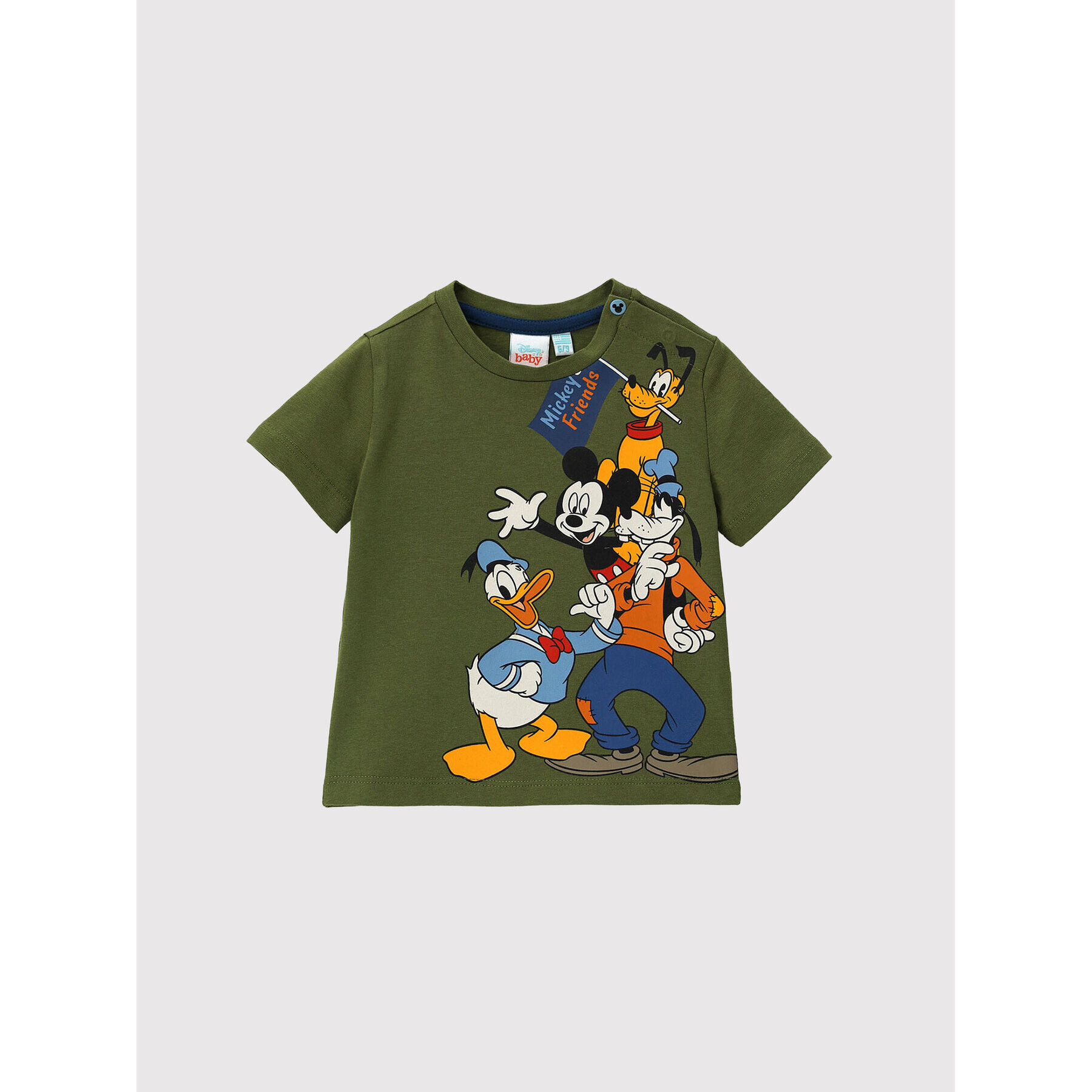 Original Marines Tričko DISNEY DCPV0238NM Zelená Regular Fit - Pepit.sk