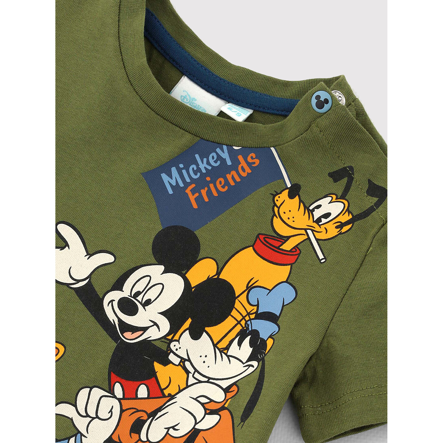 Original Marines Tričko DISNEY DCPV0238NM Zelená Regular Fit - Pepit.sk