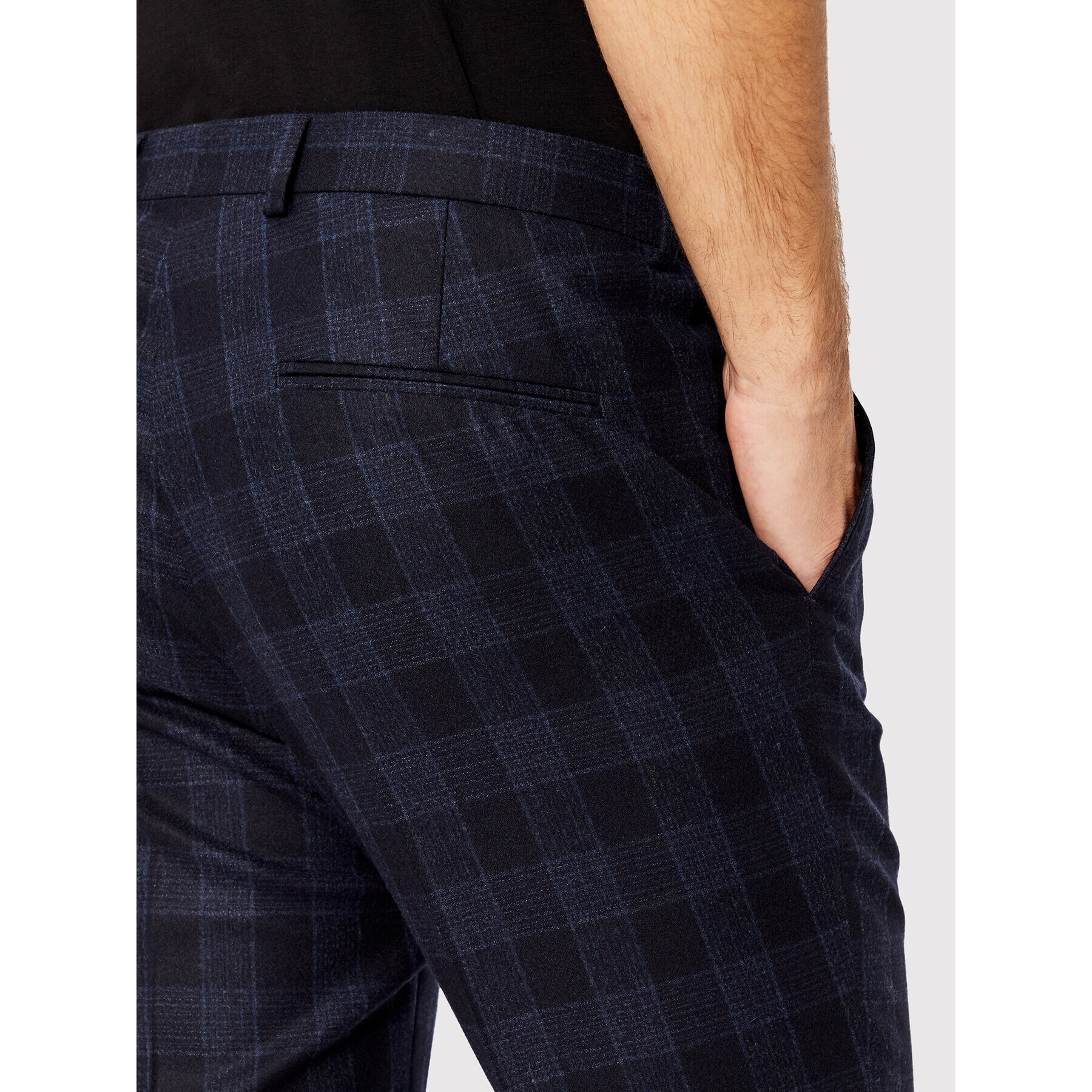 Oscar Jacobson Chino nohavice Denz 5170 3577 Tmavomodrá Regular Fit - Pepit.sk